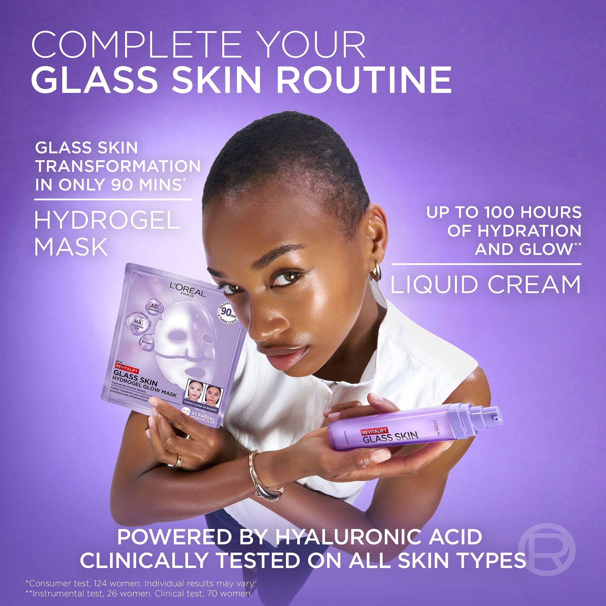 L'Oréal Paris Revitalift Filler Glass Skin Hydrogel Glow Mask Single Pack L'Oréal Paris — detalhe 9
