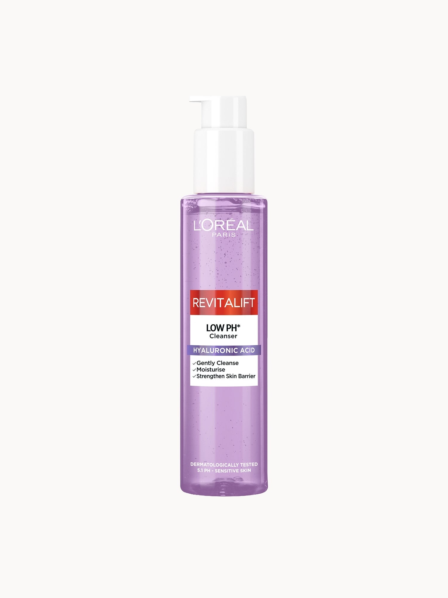 L'Oréal Paris Revitalift Filler Smoothing Cleanser with Hyaluronic Acid 150ml L'Oréal Paris — textura e acabamento