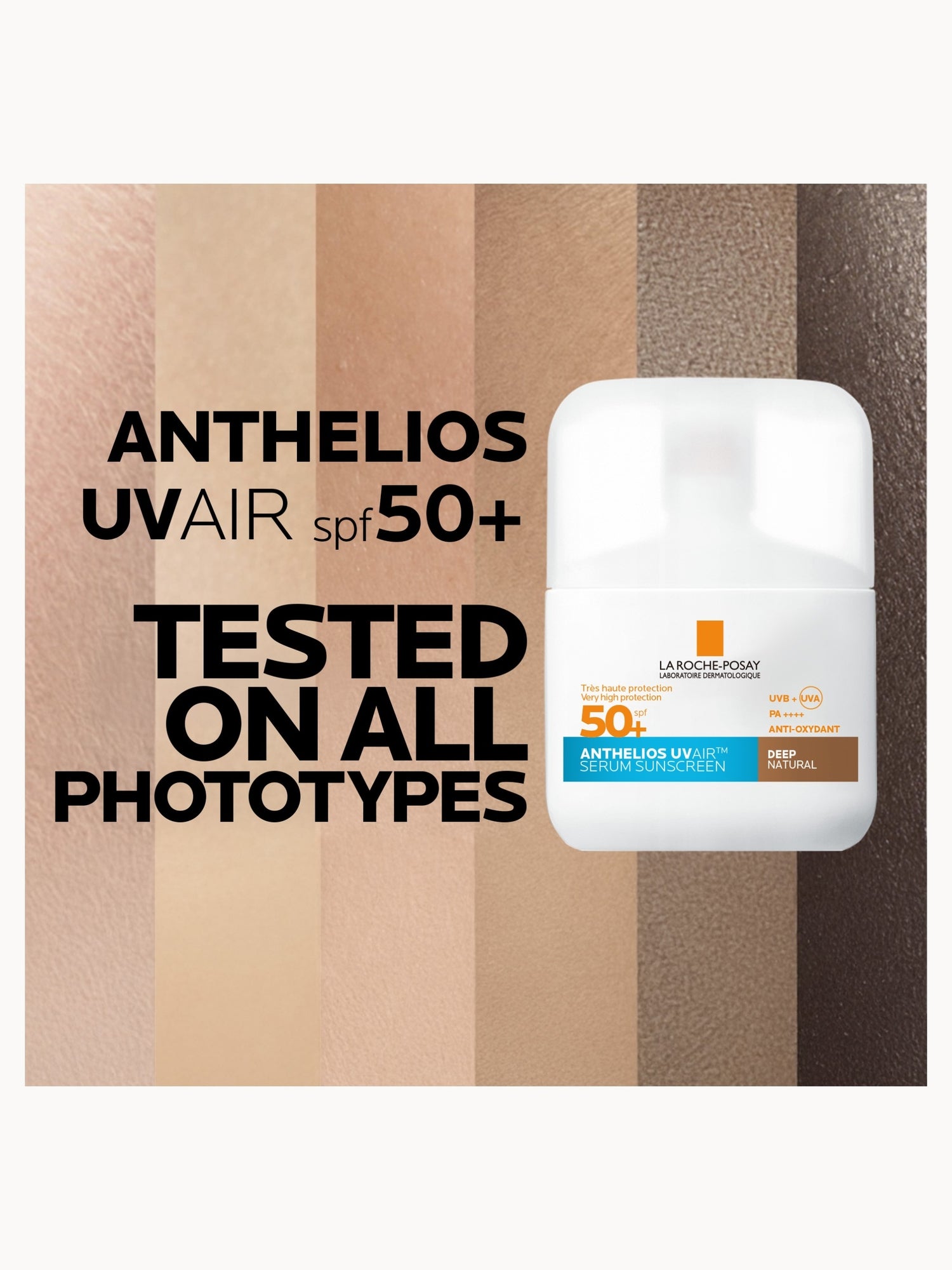 La Roche Posay Anthelios UVAIR Serum Sunscreen SPF50+ Light with Hyaluronic Acid, Niacinamide & Vitamin E, For all skin types, 50ml La Roche-Posay — detalhe 7