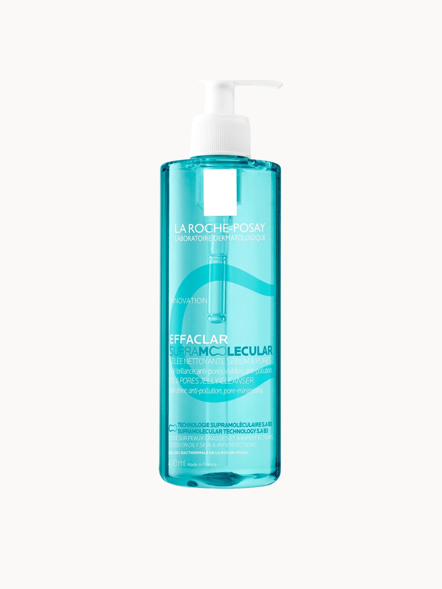 La Roche-Posay Effaclar Supramolecular Face Jelly Cleanser for Oily Skin & Visible Pores with Salicylic Acid & Niacinamide 400ml La Roche-Posay — detalhe 3