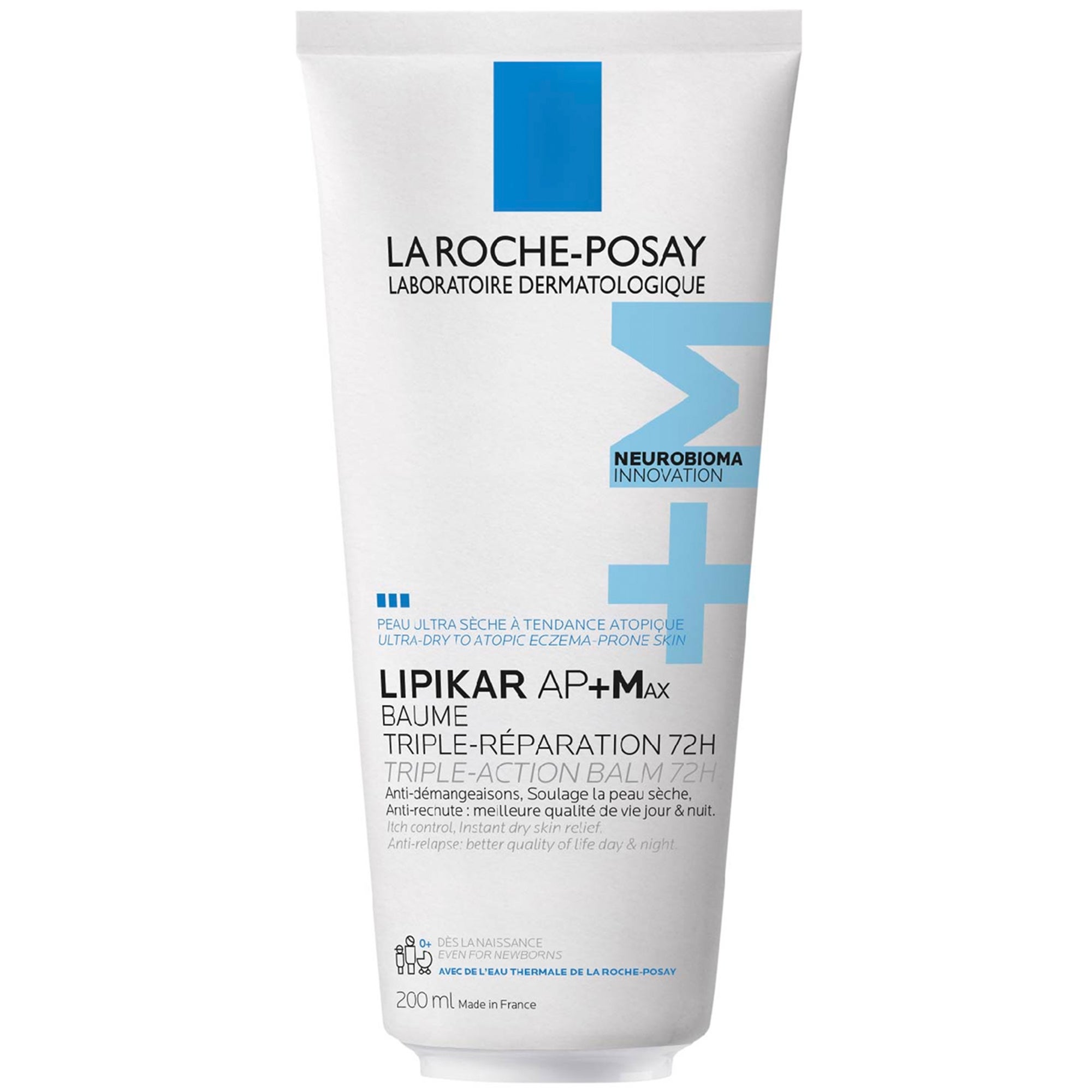 La Roche-Posay LIPIKAR AP+Max Triple-Action Balm for Ultra-Dry to Topic Eczema-Prone Skin 200ml La Roche-Posay — textura e acabamento