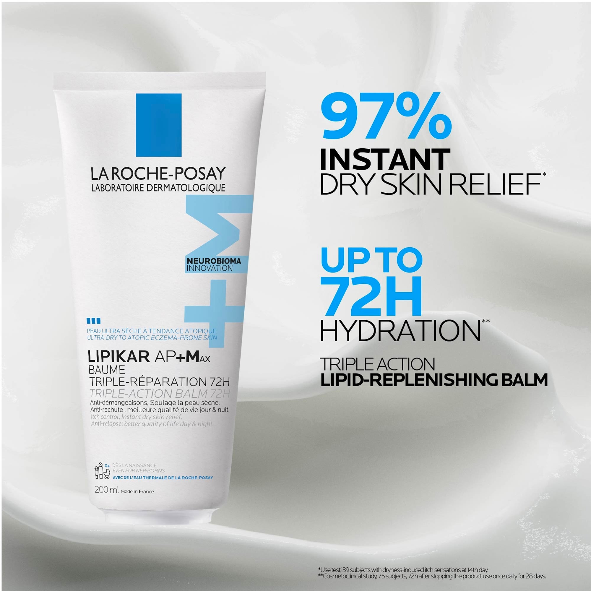 La Roche-Posay LIPIKAR AP+Max Triple-Action Balm for Ultra-Dry to Topic Eczema-Prone Skin 200ml La Roche-Posay — detalhe 3