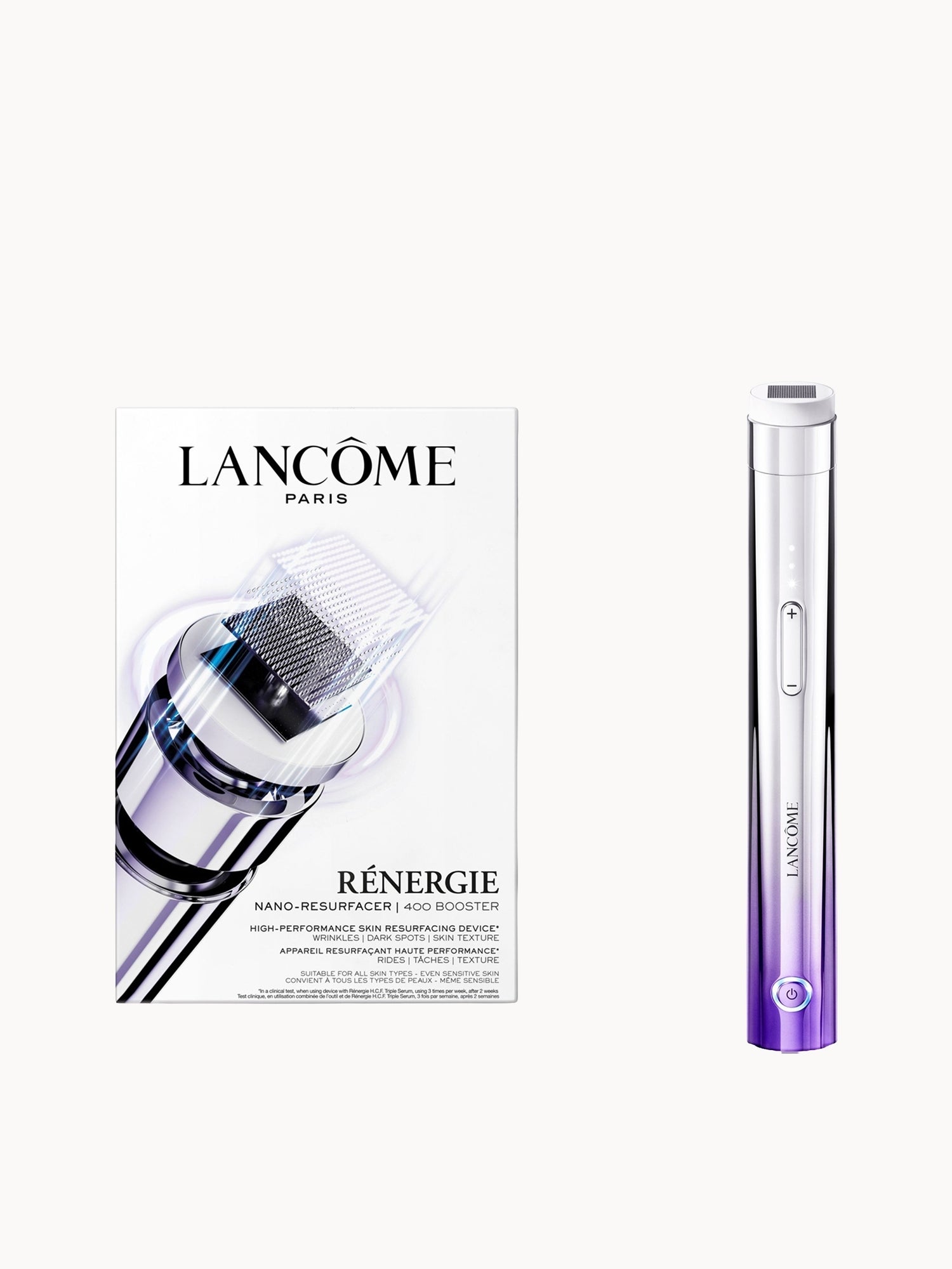Lancôme Rénergie Anti-Ageing Nano-Resurfacer Microneedling Device Lancôme — textura e acabamento