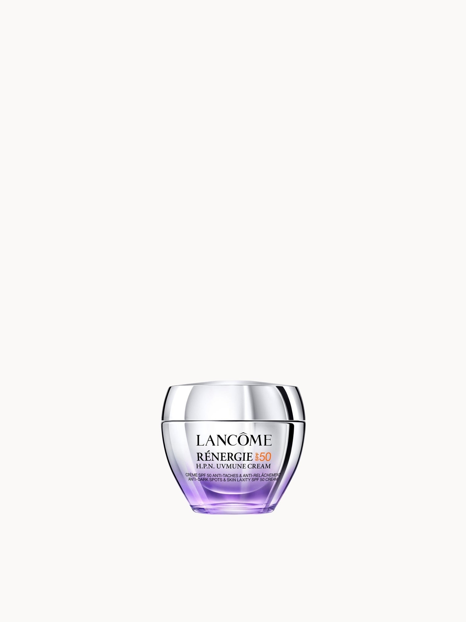 Lancôme Rénergie H.P.N. UVMUNE SPF50 Cream (Various Sizes) — embalagem e produto