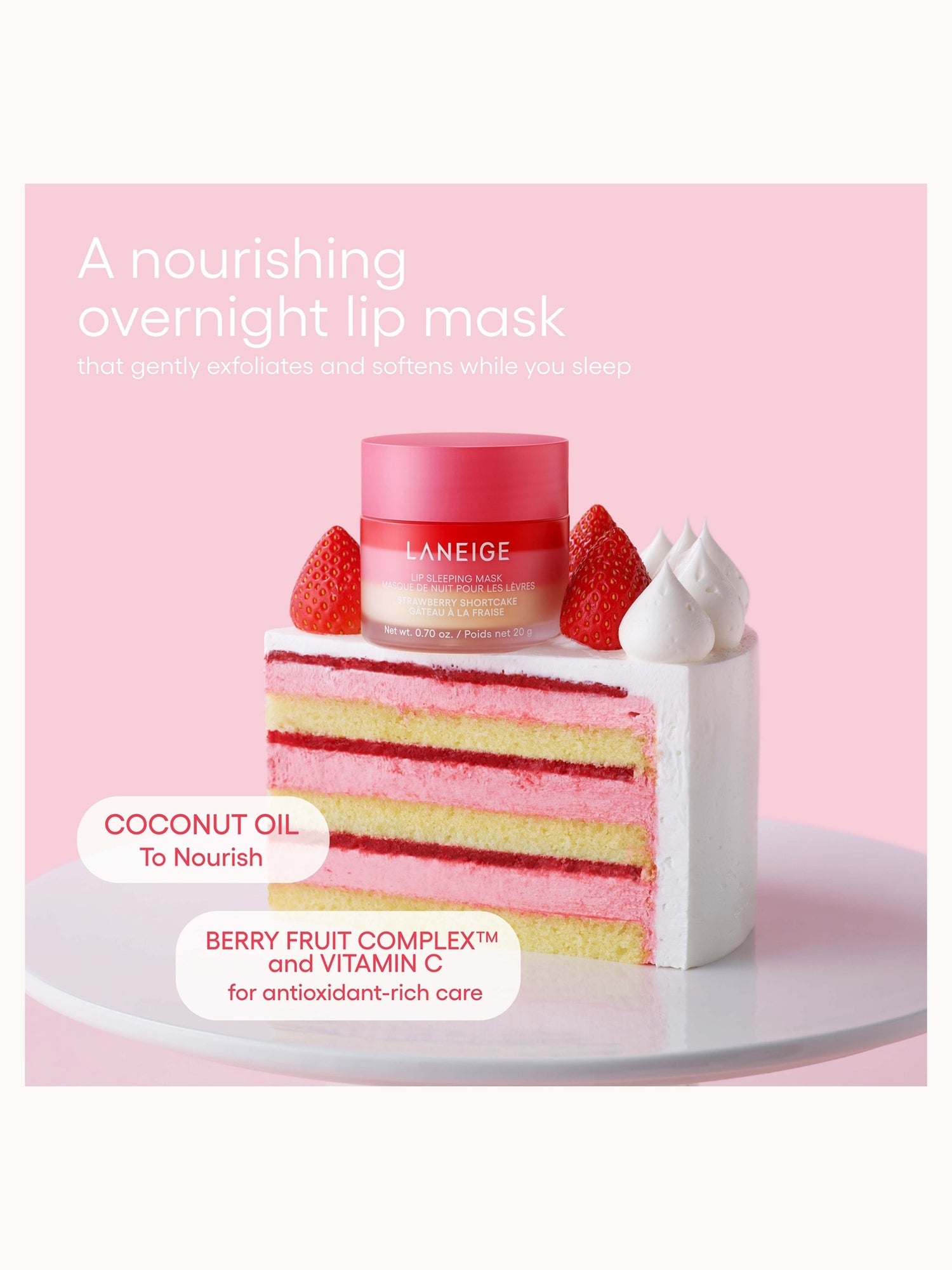 LANEIGE Lip Sleeping Mask Strawberry Shortcake 20g LANEIGE — detalhe 6