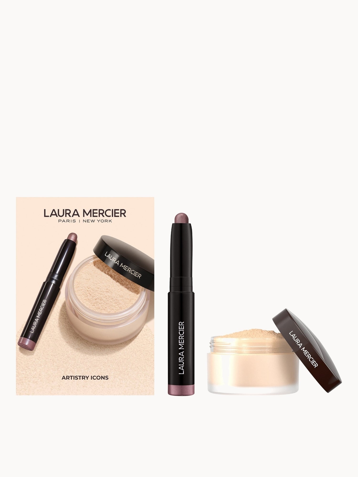 Laura Mercier Artistry Icons Kit Caviar Stick & TLSP Laura Mercier — textura e acabamento