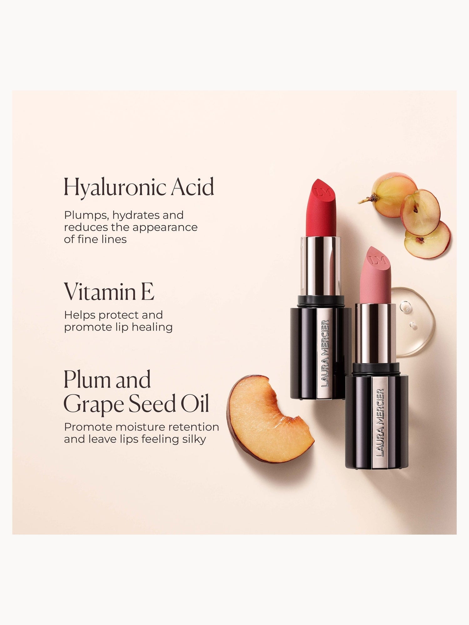 Laura Mercier Caviar Smoothing Matte Lipstick 3.4g (Various Shades) Laura Mercier — detalhe 7