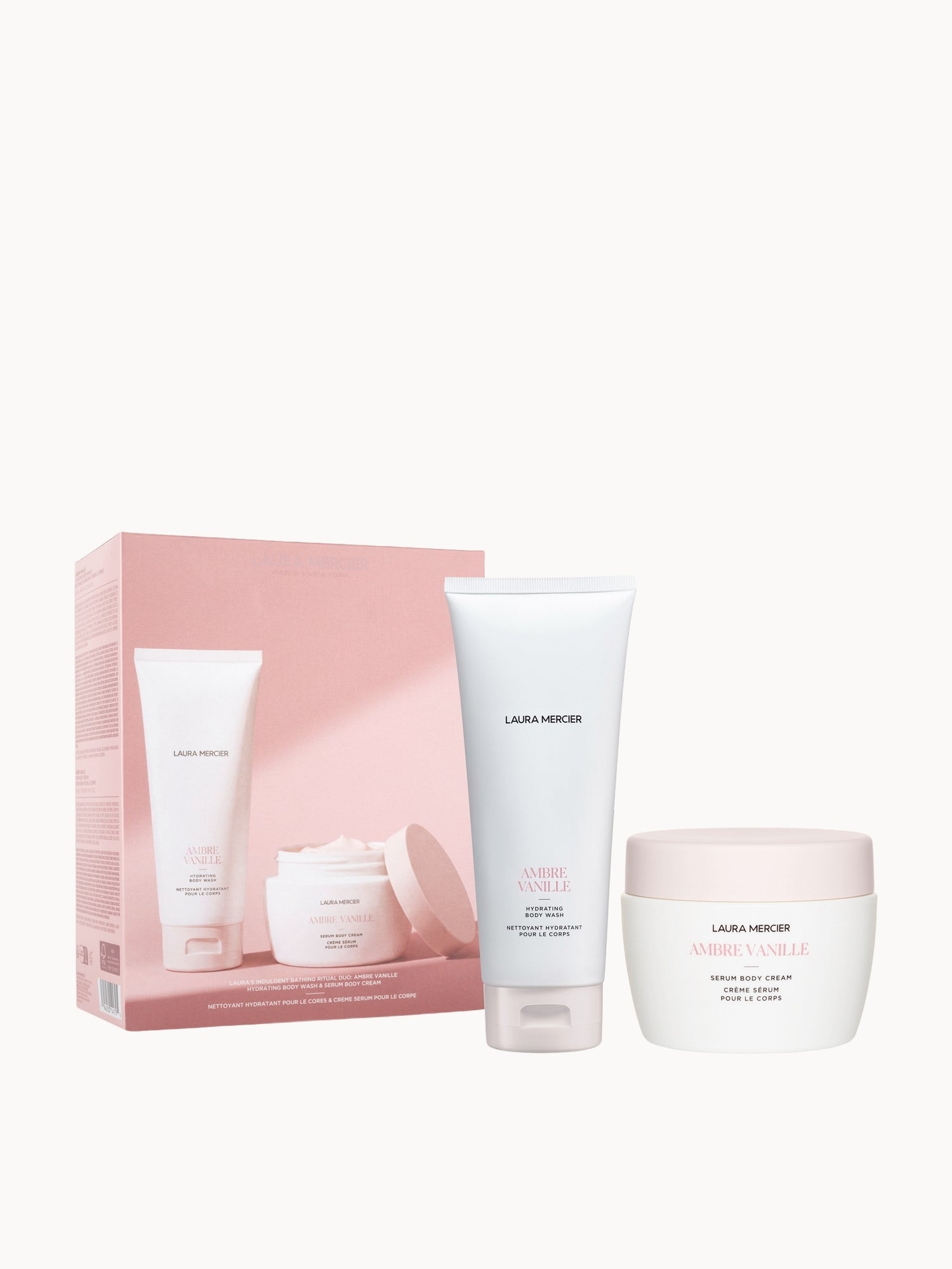 Laura Mercier Laura’s Indulgent Bathing Ritual Duo: Ambre Vanille Laura Mercier — textura e acabamento