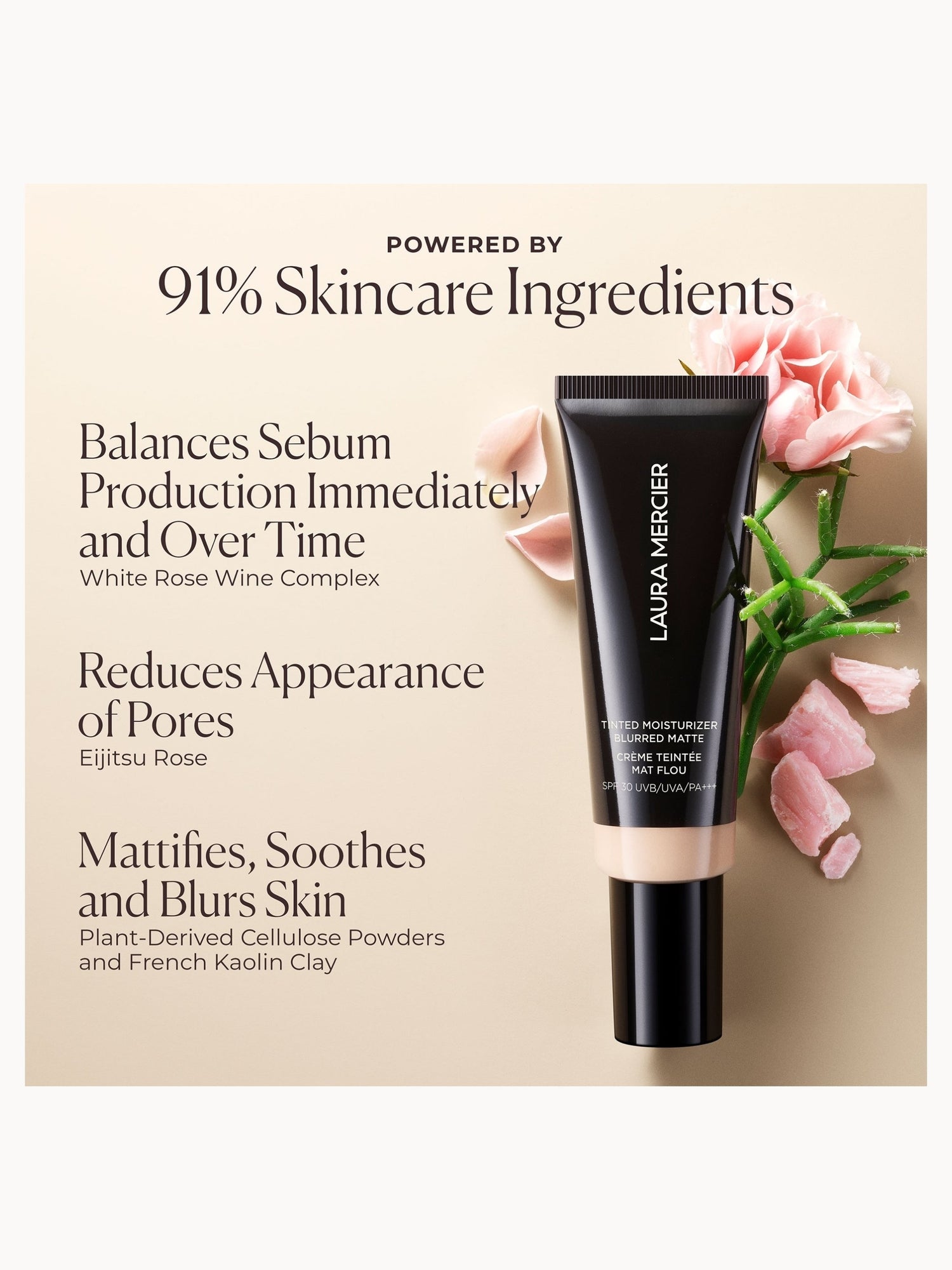 Laura Mercier Tinted Moisturiser Blurred Matte SPF 30 15ml (Various Shades) Laura Mercier — detalhe 6
