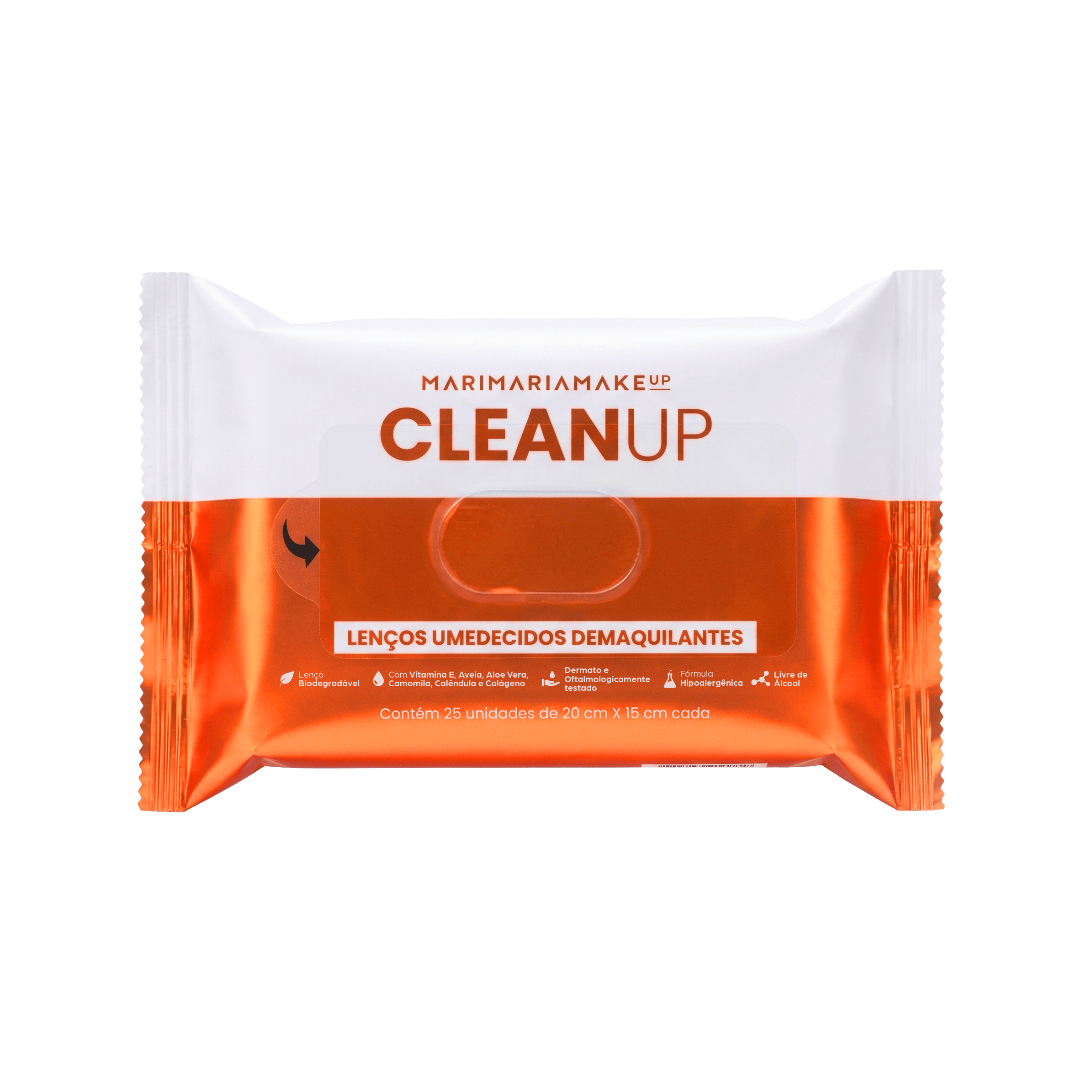 Lenço Demaquilante Clean Up | Mari Maria Makeup