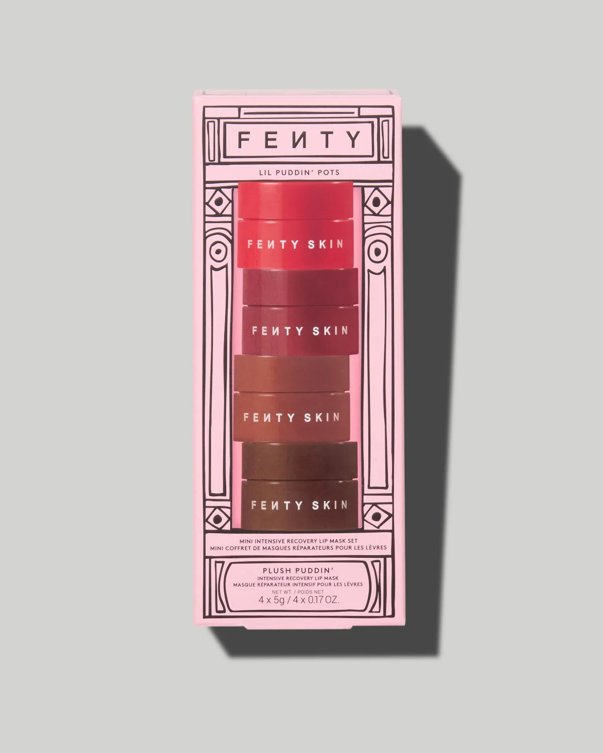 Foto de Lil Puddin' Pots Mini Intensive Recovery Lip Mask Set disponível em Luanda, Angola - Encomenda Online