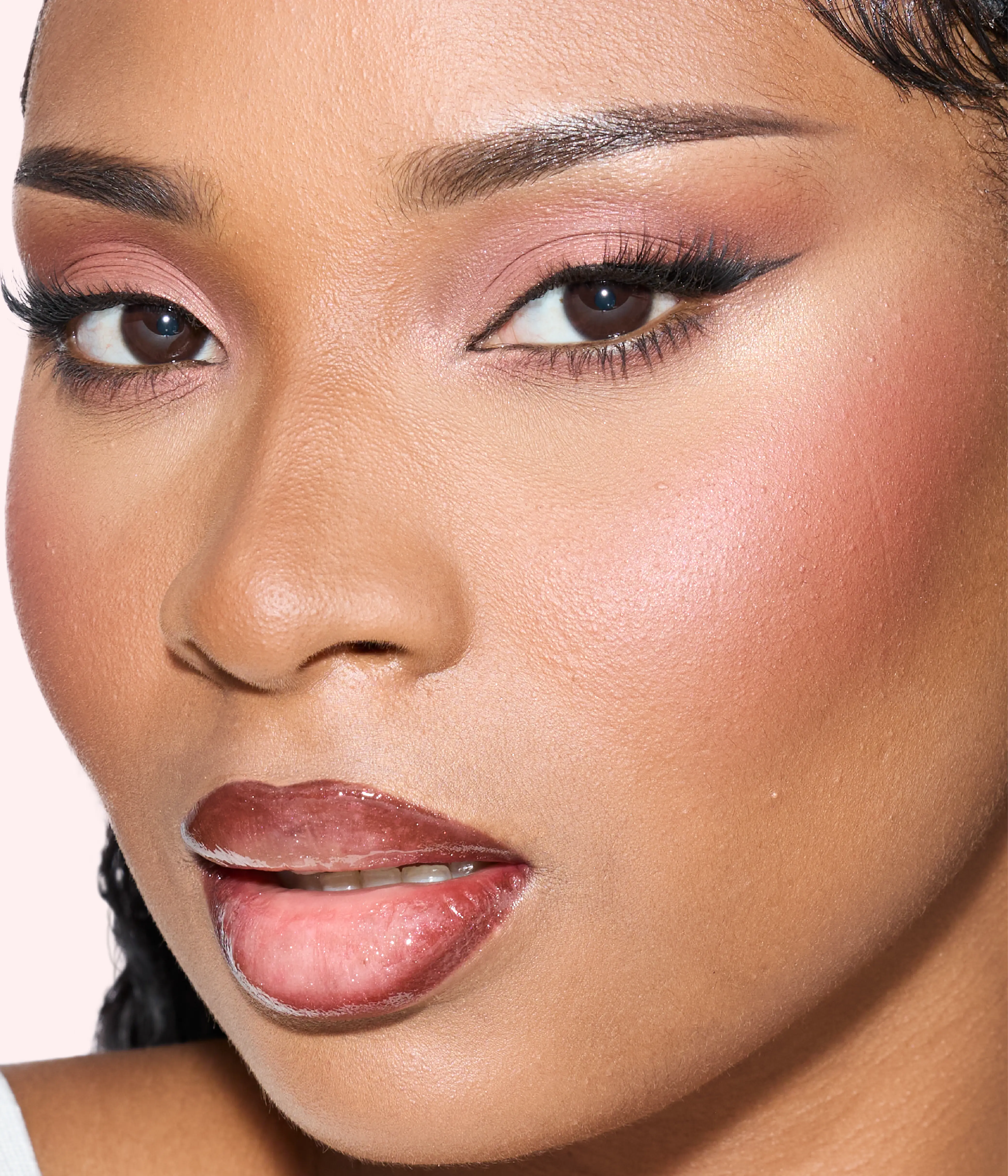 Lip & Cheek Kit Blushed Nudes Set Huda Beauty — detalhe 5