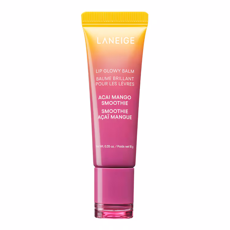 Lip Glowy Balm Açai Mango Smoothie - Bálsamo labial brillante e hidratante