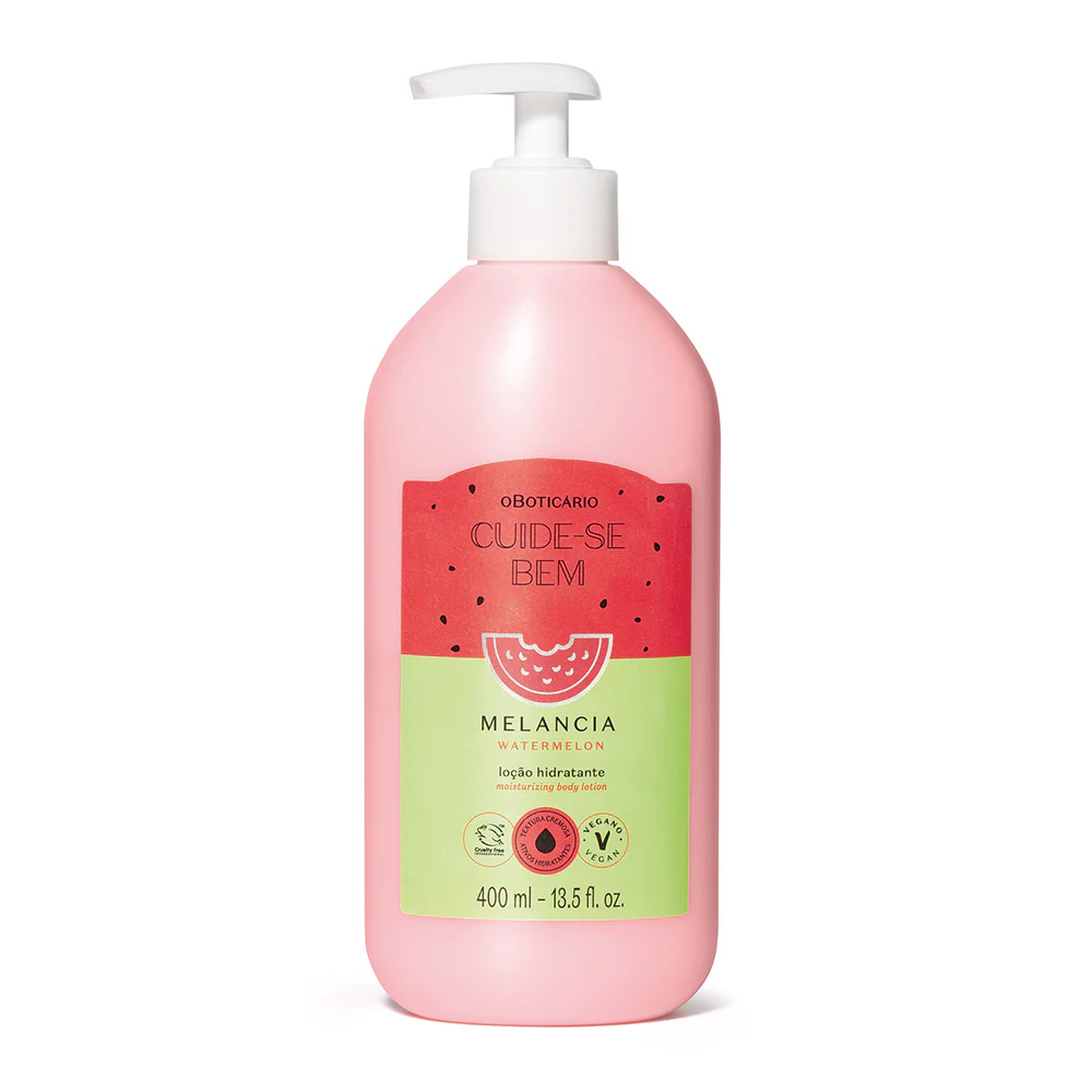 Loção Hidratante Corporal Cuide-se Bem Melancia, 400ml