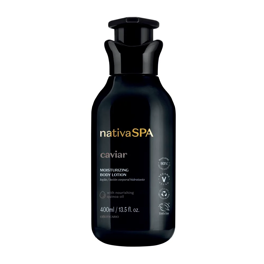 Loção Hidratante Nativa Spa Caviar, 400ml