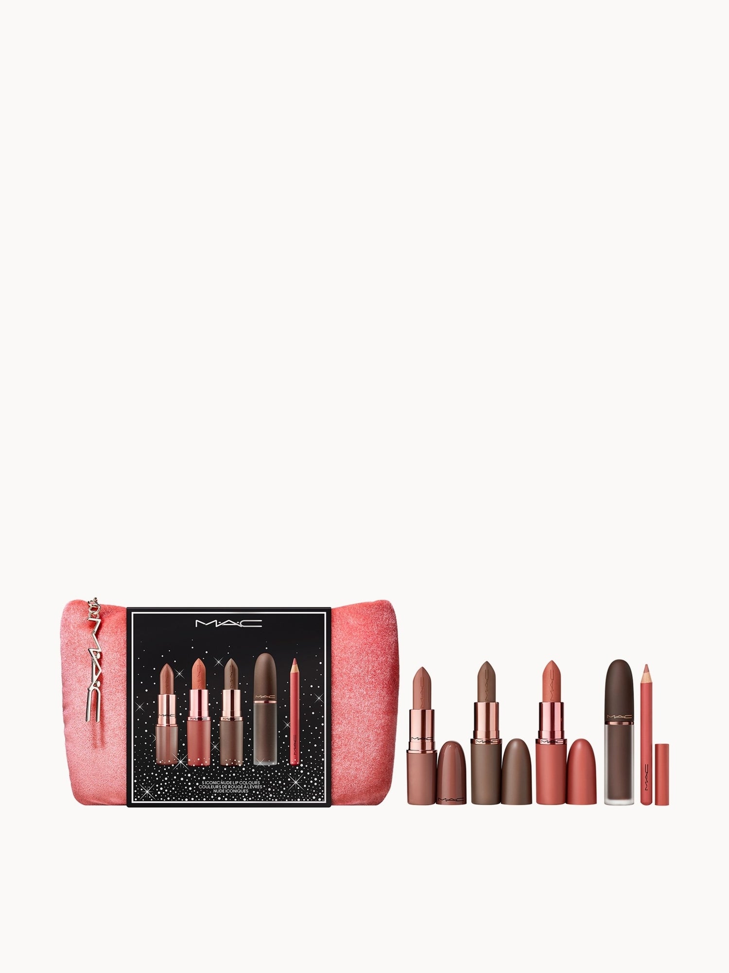 MAC M·A·C Celebrity Nudes Lip Vault (Worth £108.95) MAC Cosmetics — textura e acabamento