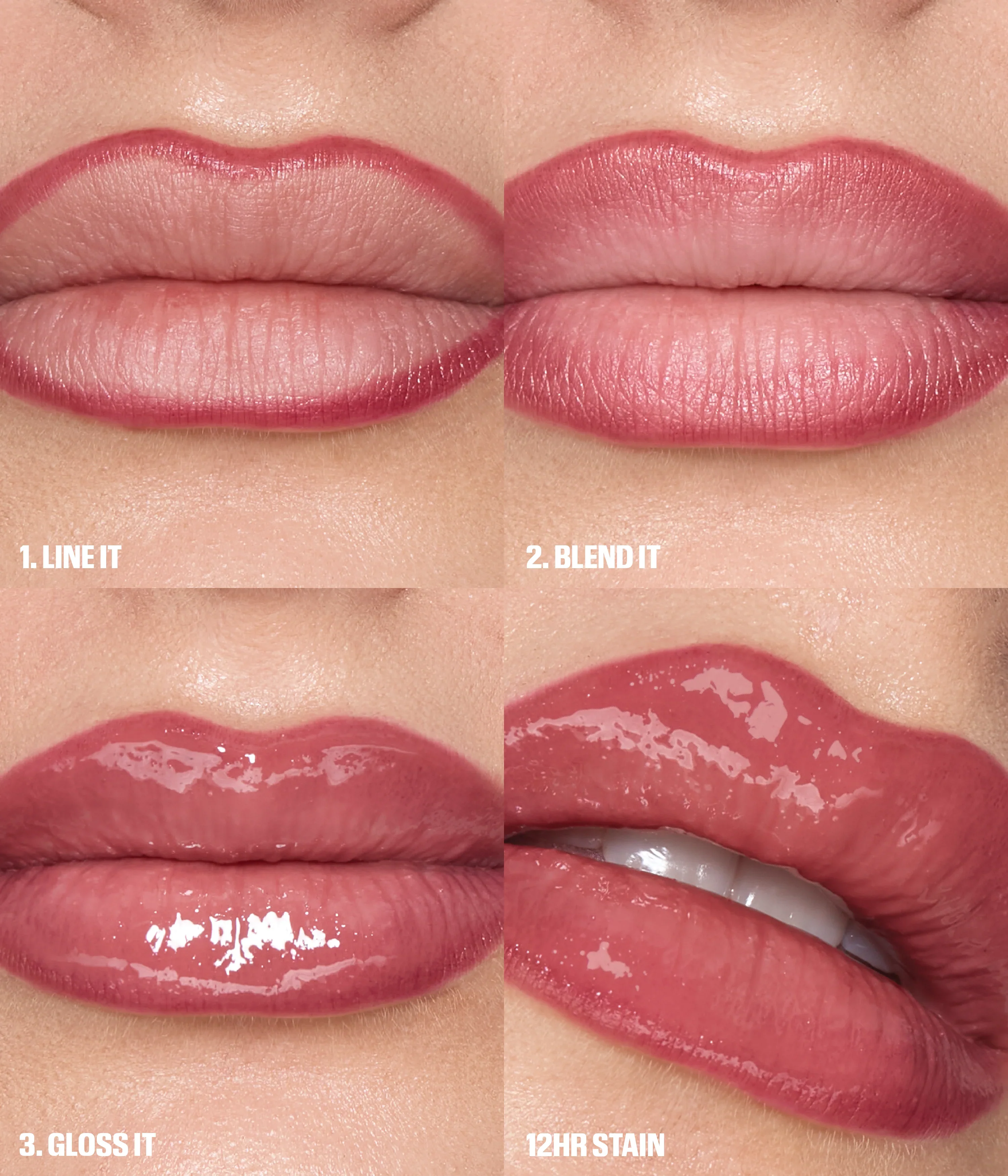 Makeout Sesh Lip Duo Rosy Nudes Huda Beauty — detalhe 6