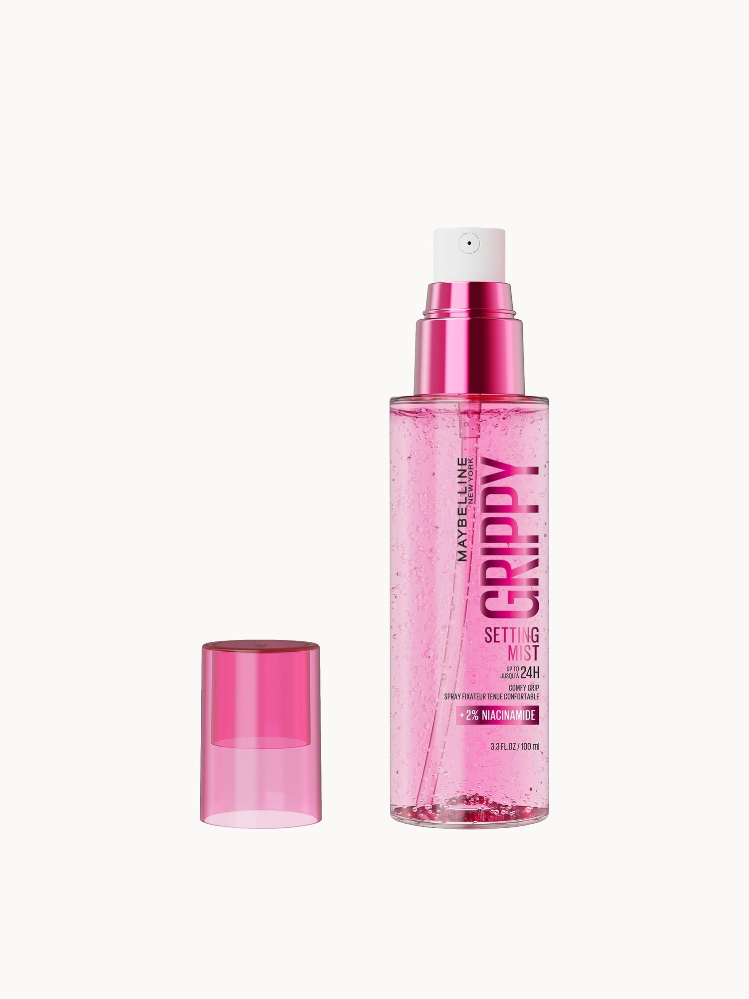 Maybelline Grippy Setting Mist Maybelline — textura e acabamento