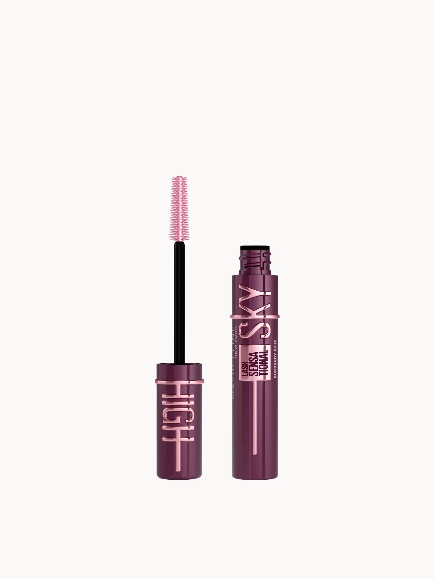 Maybelline Lash Sensational Sky High Volumizing and Thickening Eyelash Lengthening Mascara - Burgundy Haze Maybelline — detalhe 4
