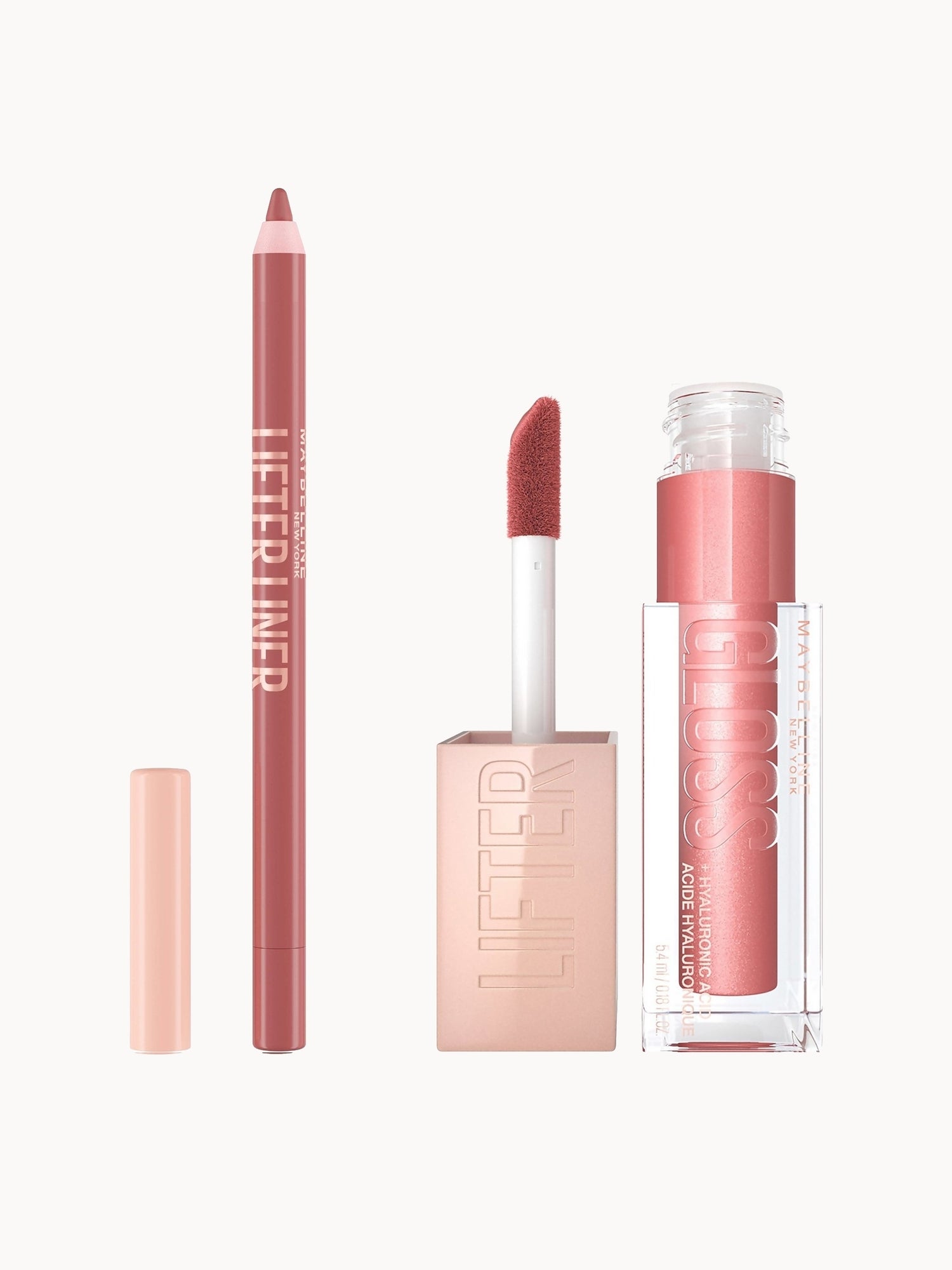 Maybelline Lifter Liner & Gloss Lip Kit (Various Shades) Maybelline — textura e acabamento
