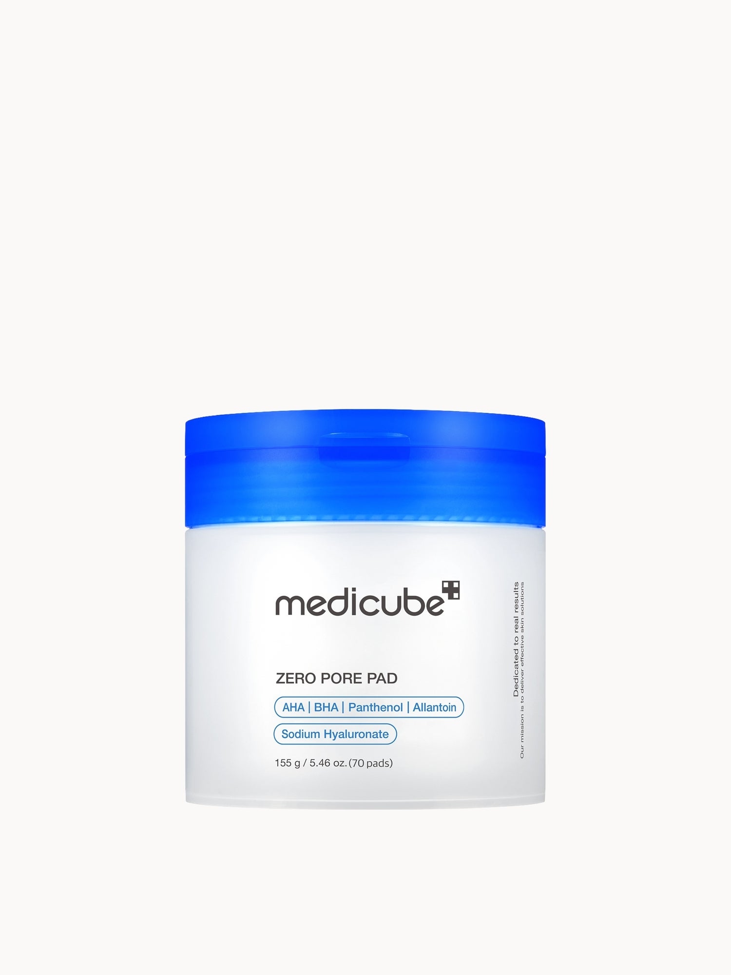 Medicube Zero Pore Pad 2.0 — textura e acabamento