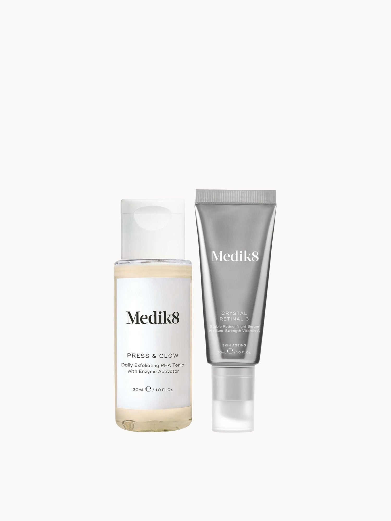 Medik8 Radiance Renewal Duo Medik8 — textura e acabamento