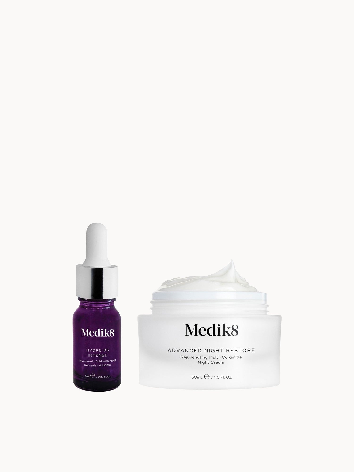 Medik8 Restore & Hydrate Overnight Duo Medik8 — textura e acabamento