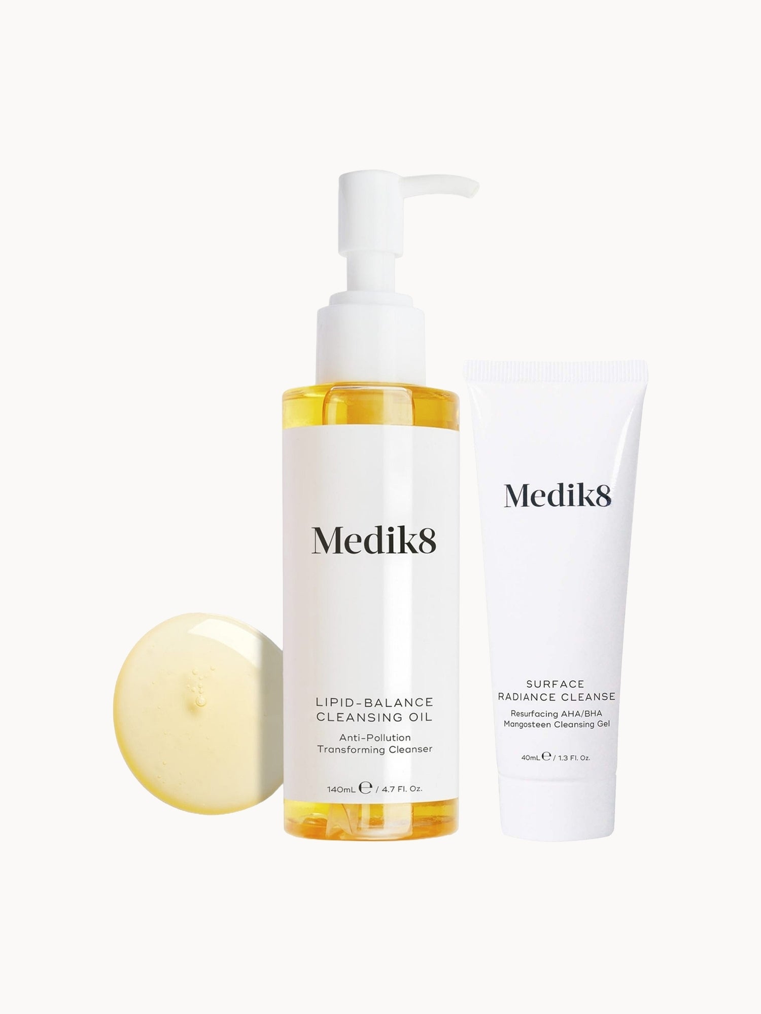 Medik8 Ultimate Double Cleanse Duo Medik8 — textura e acabamento