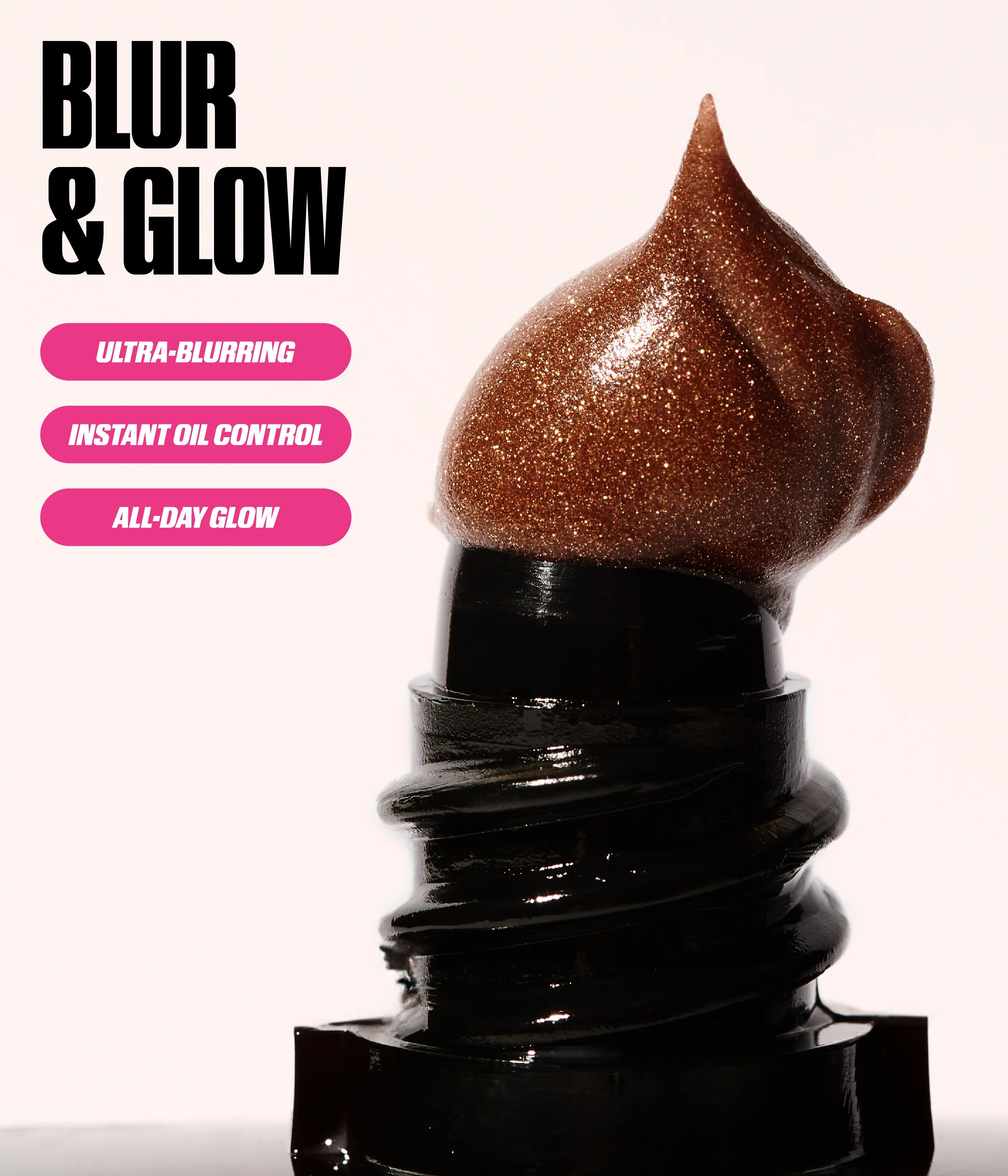 Mini Easy Blur Primer Bronze Fudge Huda Beauty — detalhe 5
