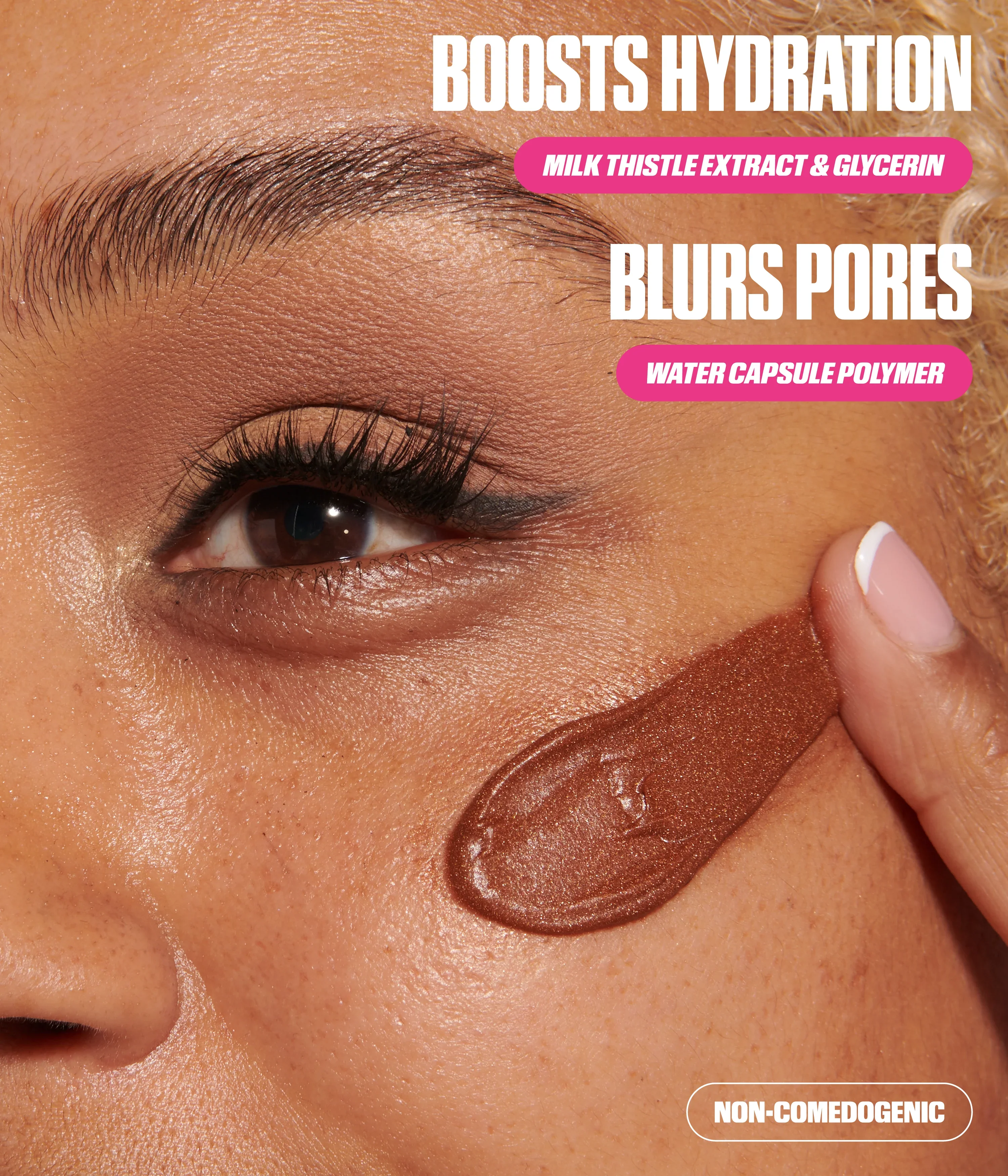 Mini Easy Blur Primer Bronze Fudge Huda Beauty — detalhe 7