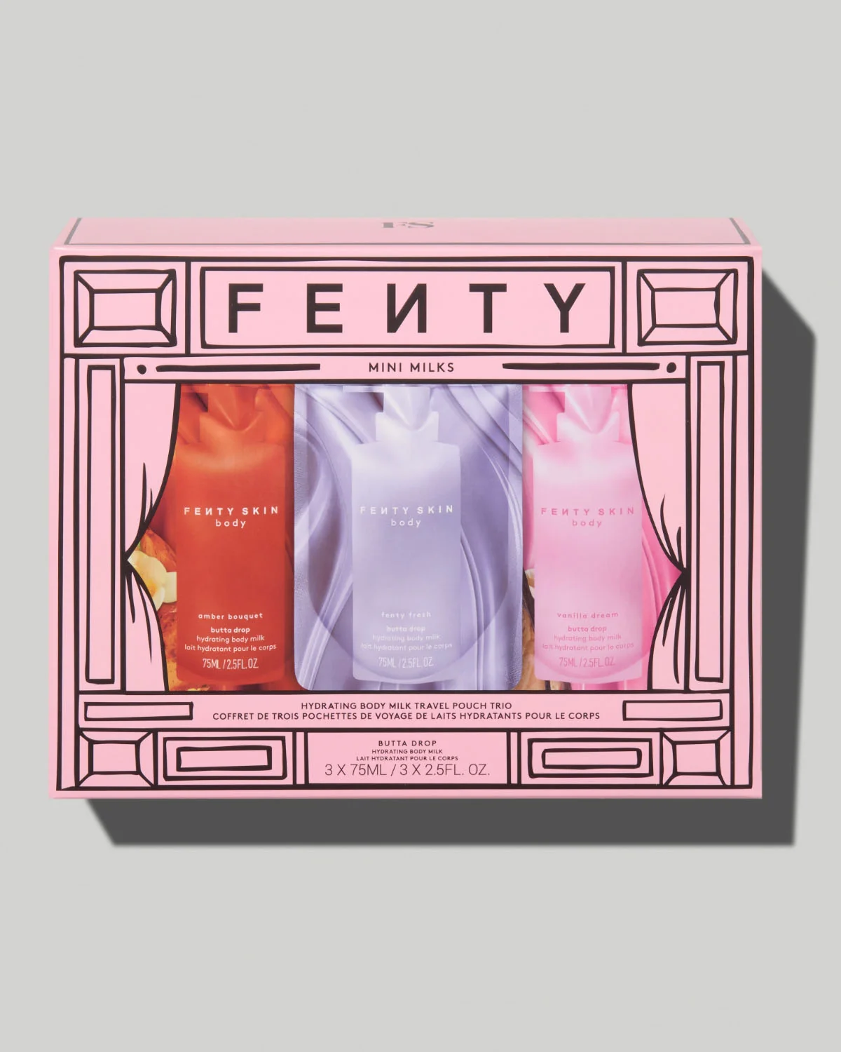 Foto de Mini Milks Hydrating Body Milk Travel Pouch Trio disponível em Luanda, Angola - Encomenda Online