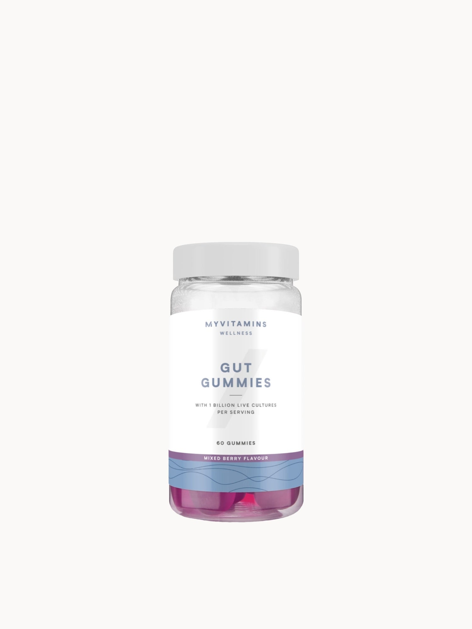 Myprotein Probiotic Gut Gummies Sugar-Free Myvitamins — textura e acabamento