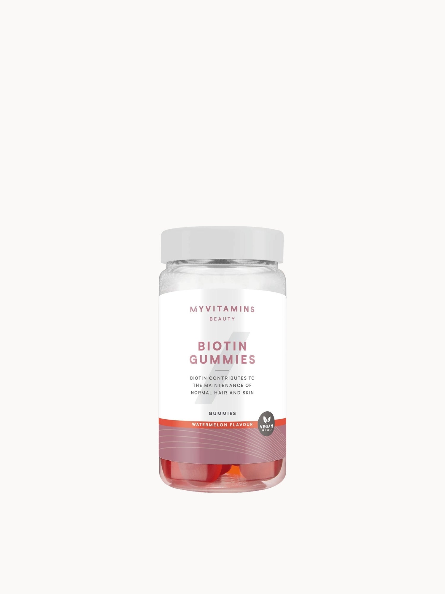 Myvitamins Biotin Gummies Myvitamins — textura e acabamento