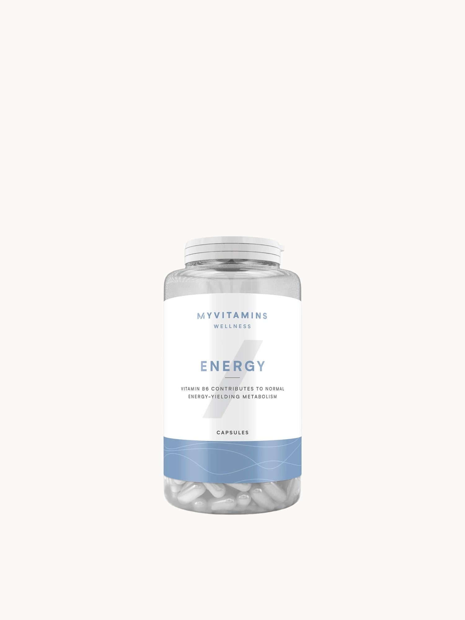 Myvitamins Energy Myvitamins — textura e acabamento