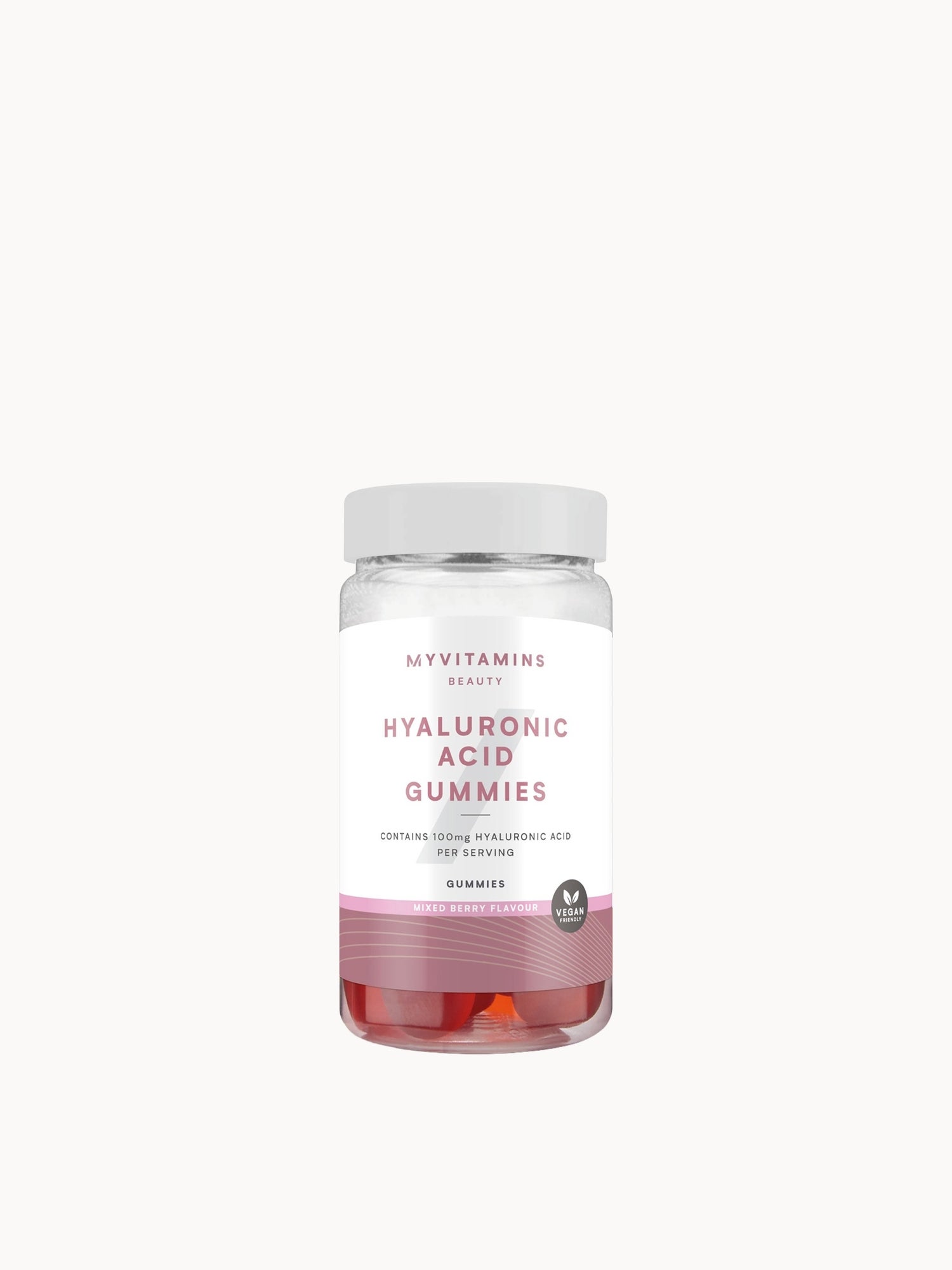 Myvitamins Hyaluronic Acid Gummies Myvitamins — textura e acabamento