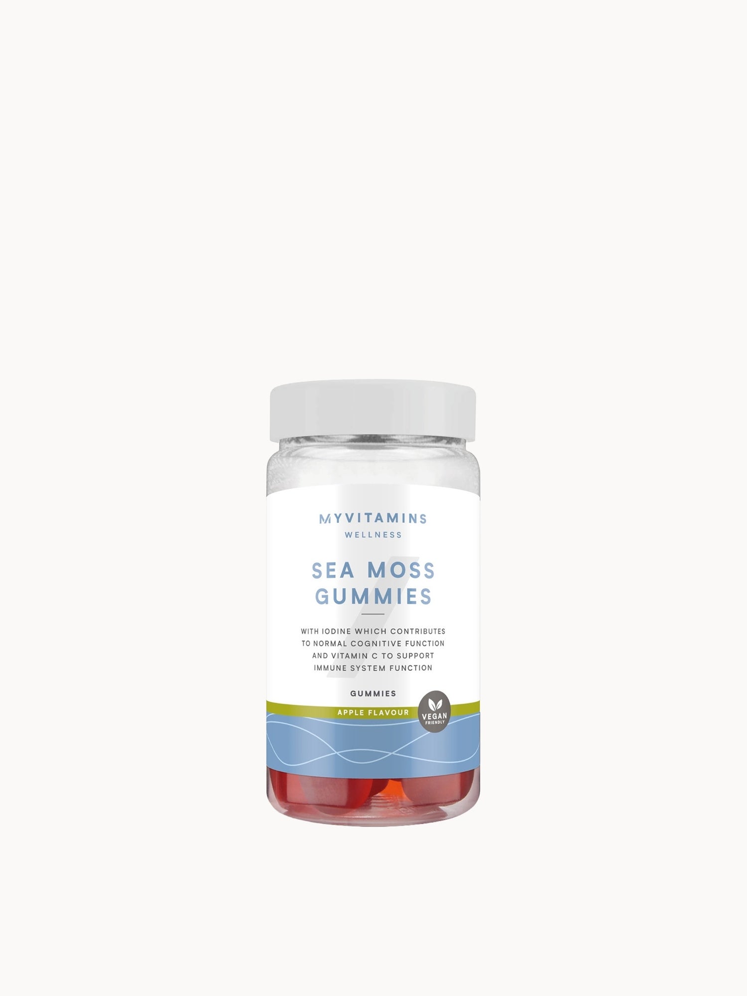 Myvitamins Sea Moss Gummies Myvitamins — textura e acabamento