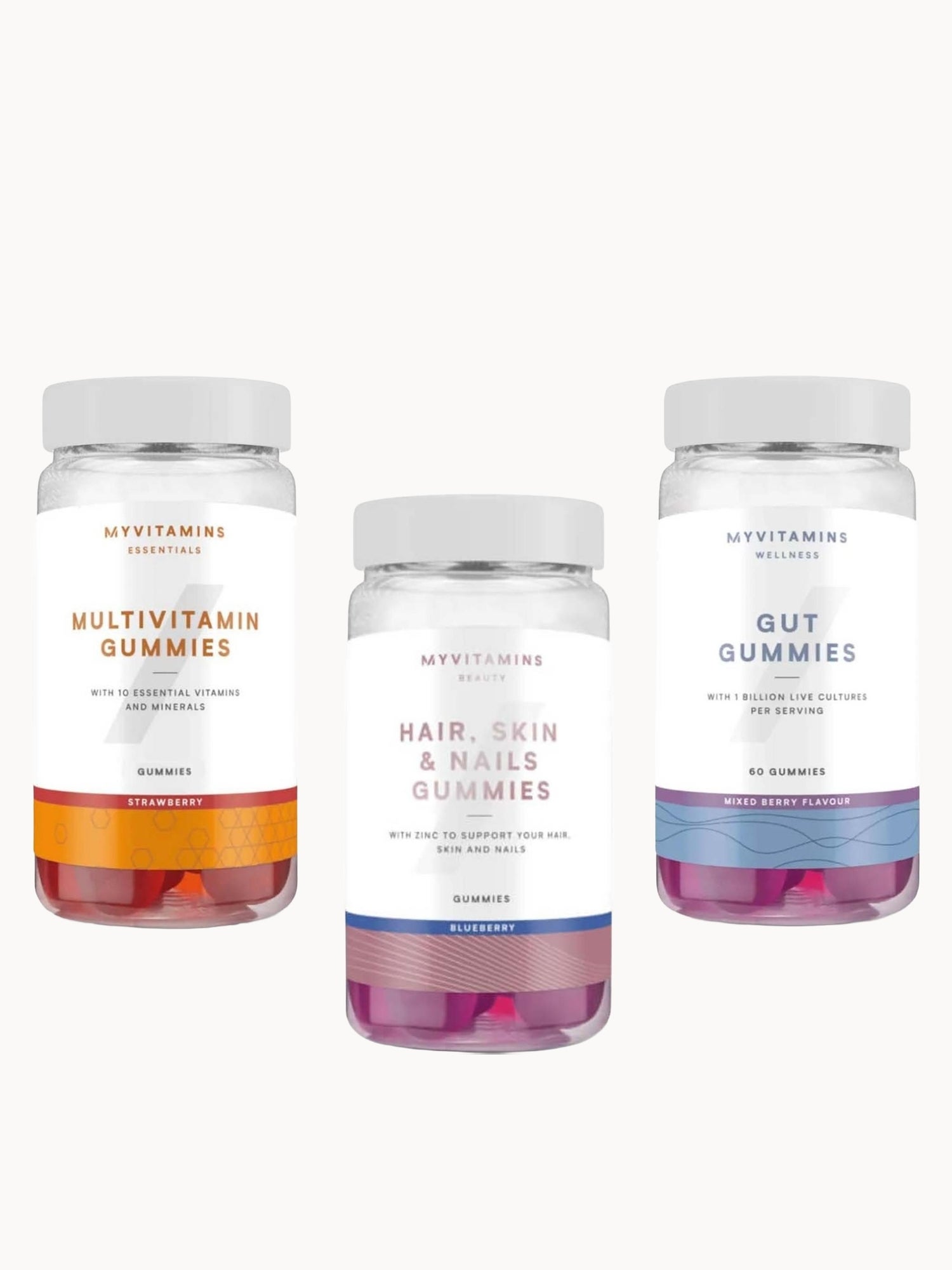 Myvitamins Ultimate Beauty & Wellness Bundle Myvitamins — textura e acabamento