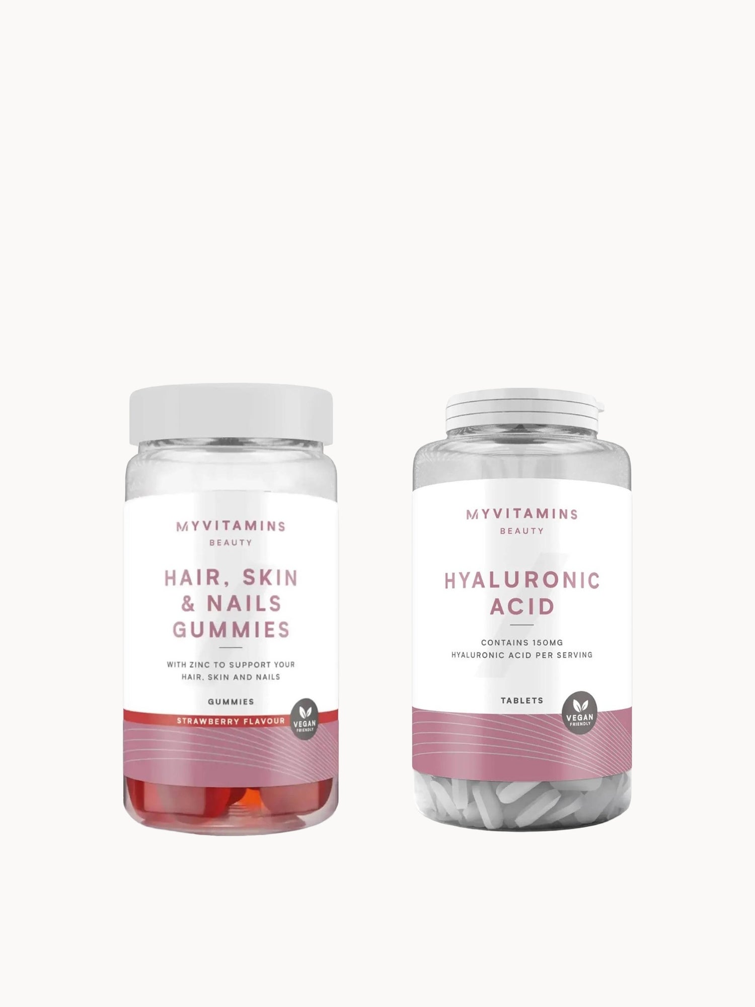 Myvitamins Vegan Beauty Bundle Myvitamins — textura e acabamento