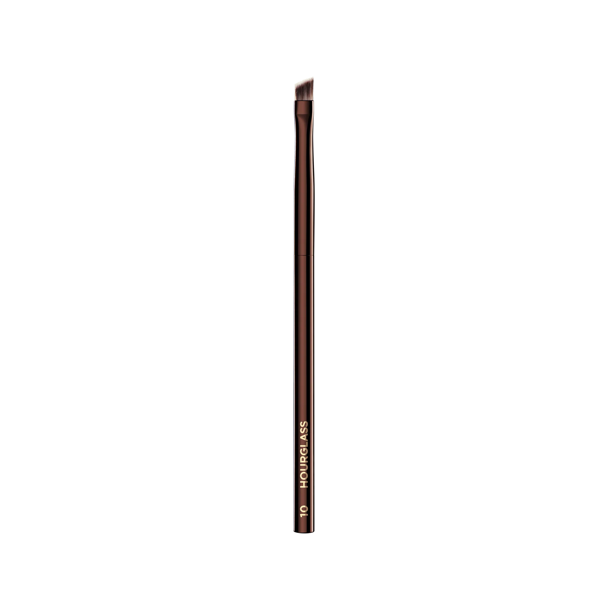 Nº 10 Angled Liner Brush Hourglass — textura e acabamento