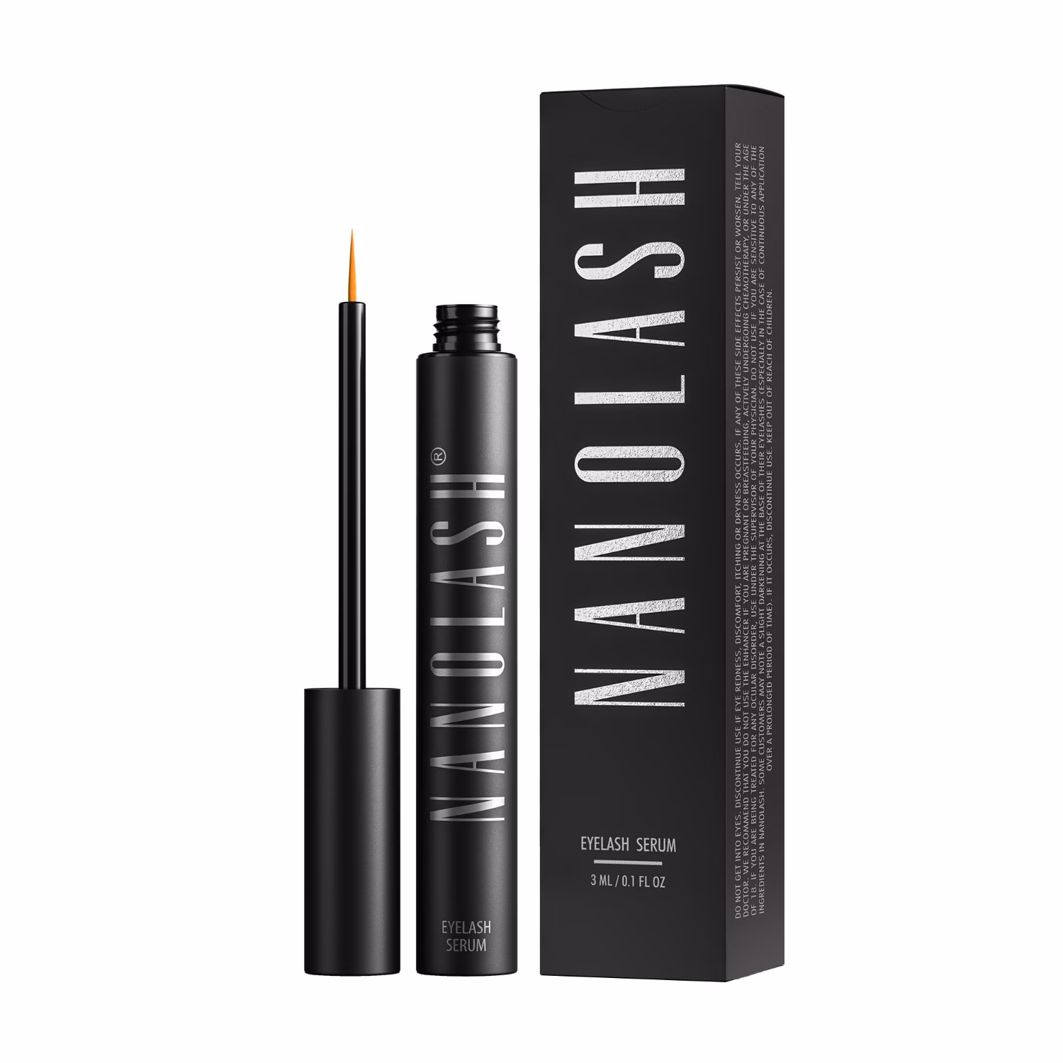 Nanolash Eyelash Serum Transparent — textura e acabamento