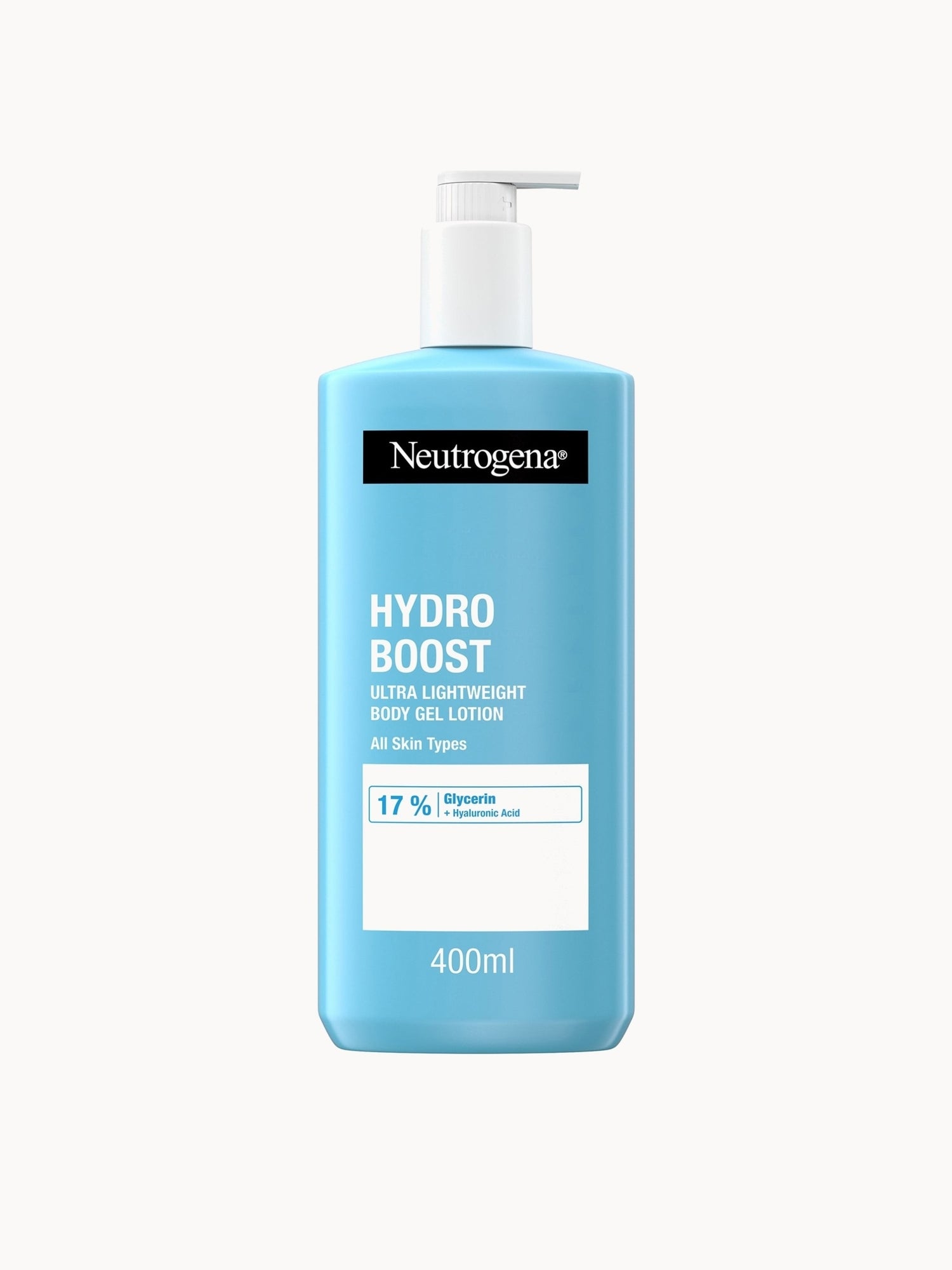 Neutrogena Hydro Boost Body Gel Cream Moisturiser for Normal to Dry Skin 400ml Neutrogena — textura e acabamento