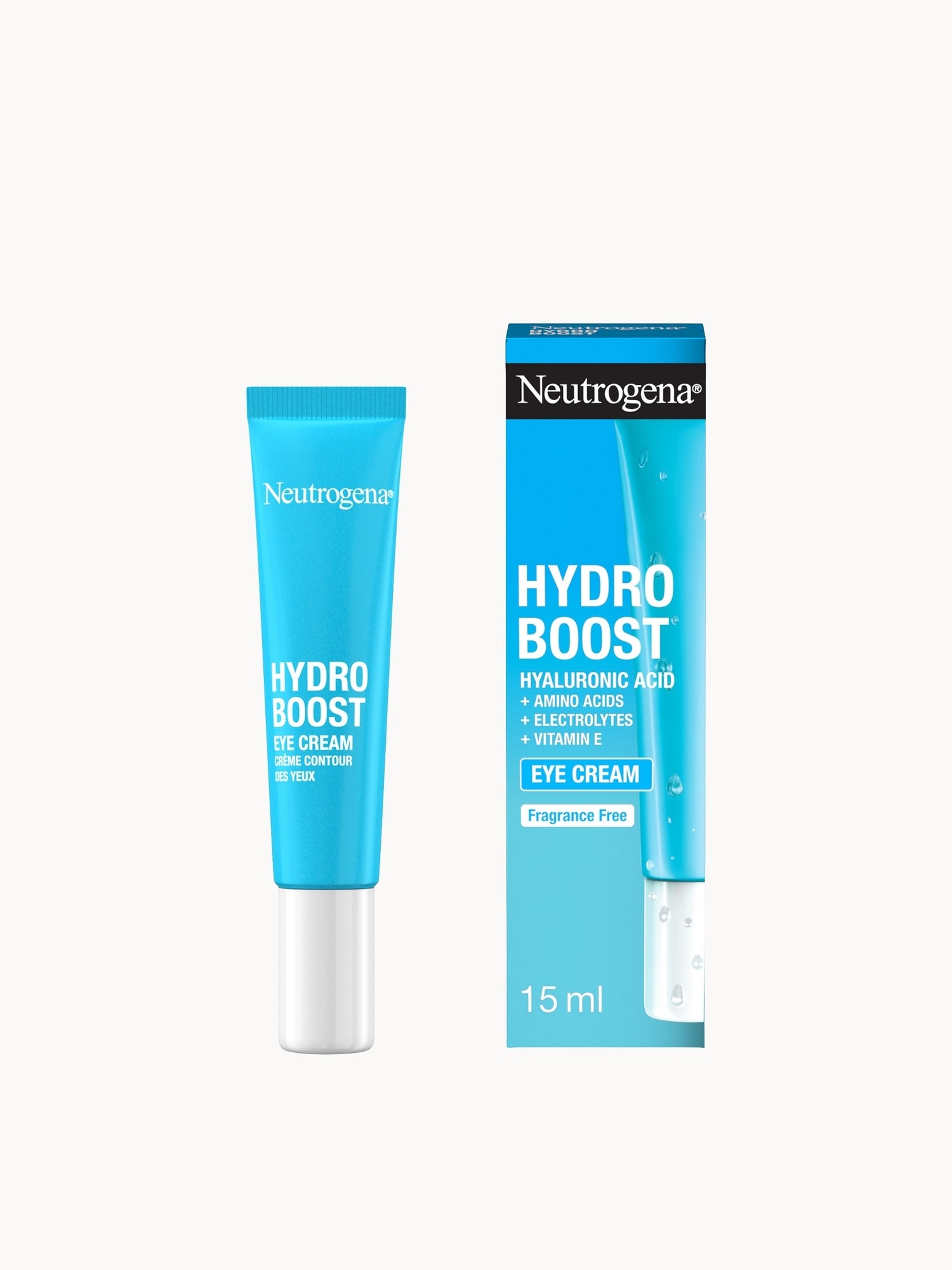 Neutrogena Hydro Boost Eye Awakening Eye Cream for Dry and Tired Eyes 15ml Neutrogena — textura e acabamento