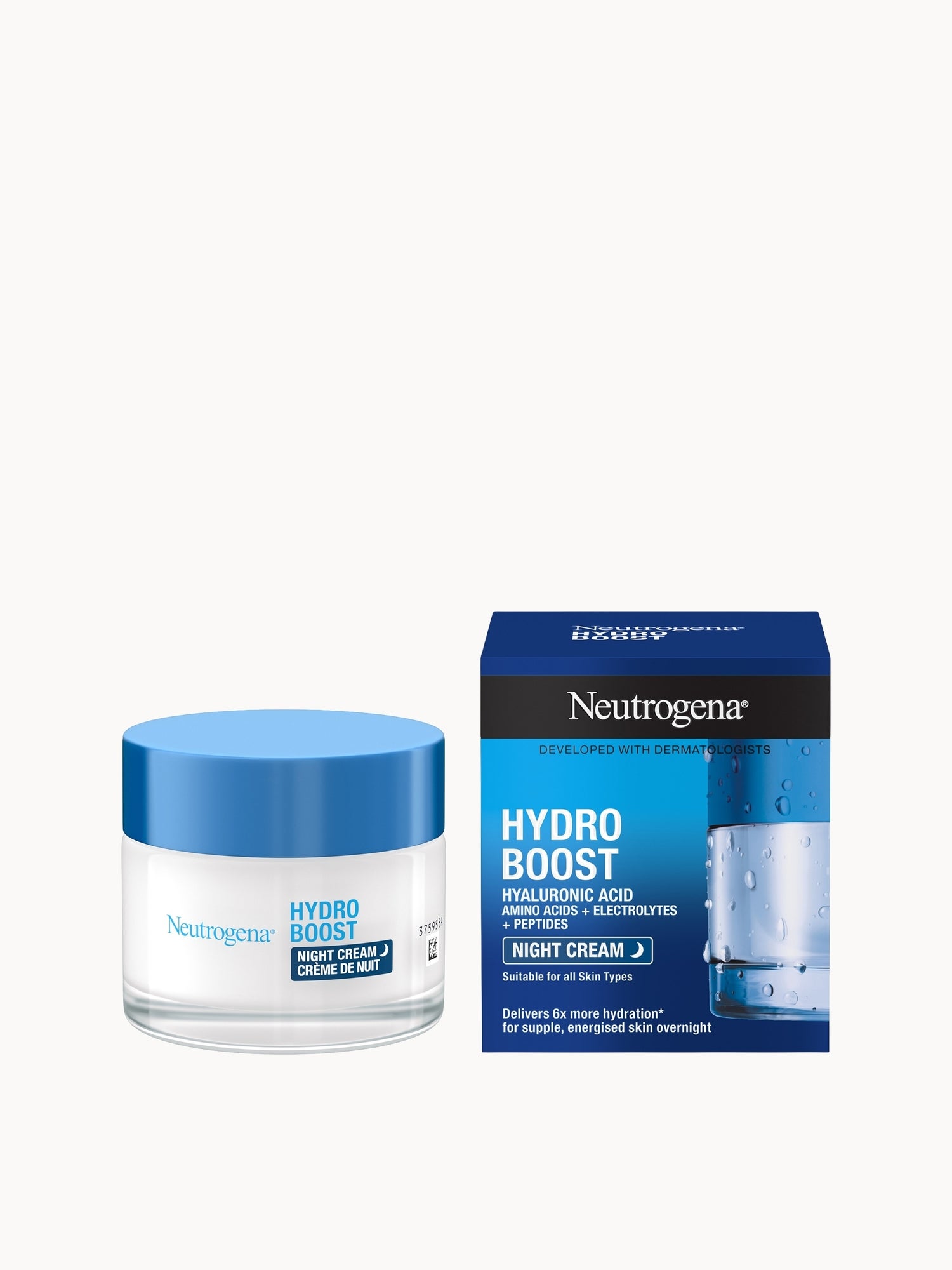 Neutrogena Hydro Boost Sleeping Cream 50ml Neutrogena — textura e acabamento