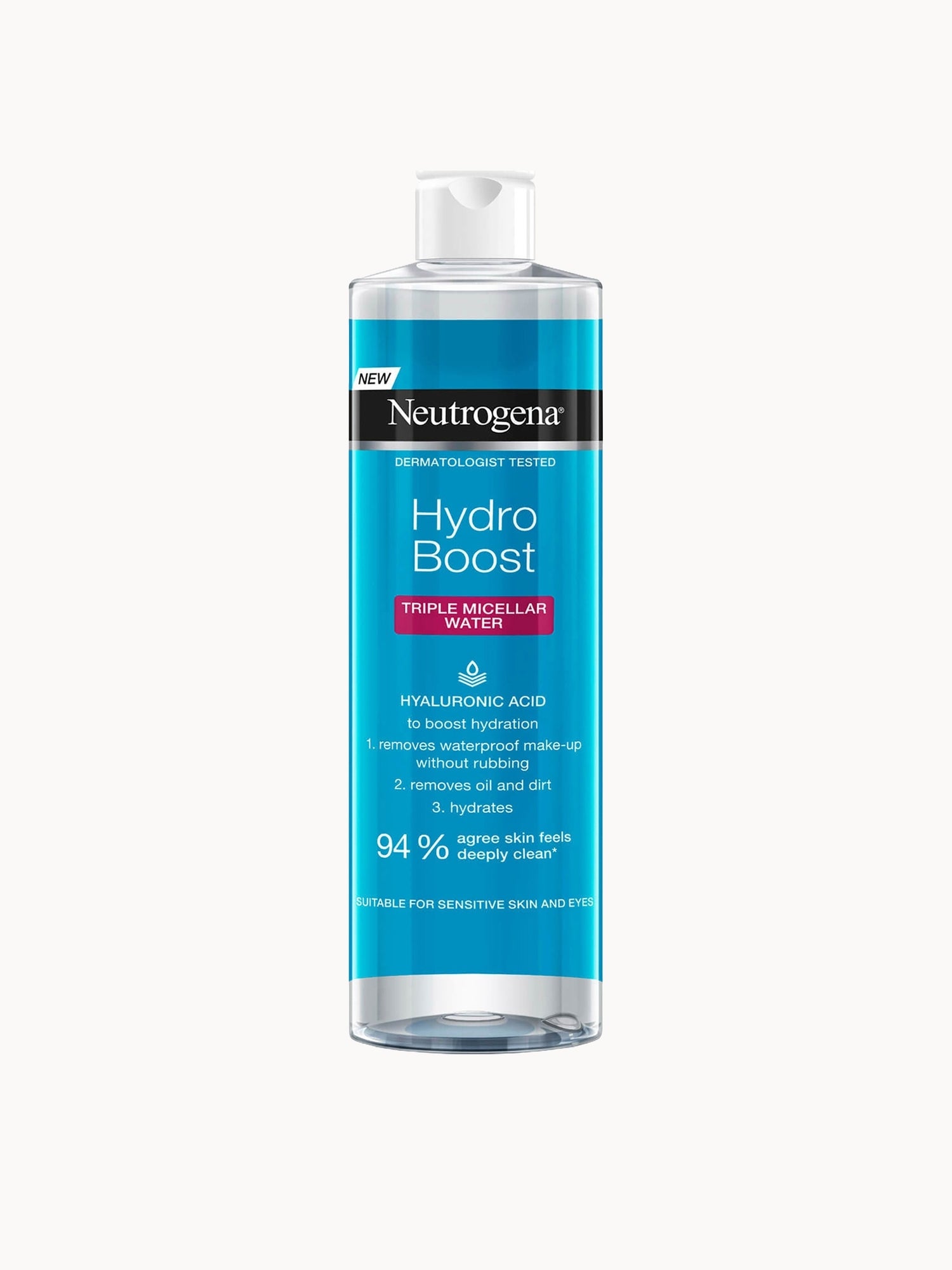 Neutrogena Hydro Boost Triple Micellar Water 400ml Neutrogena — textura e acabamento