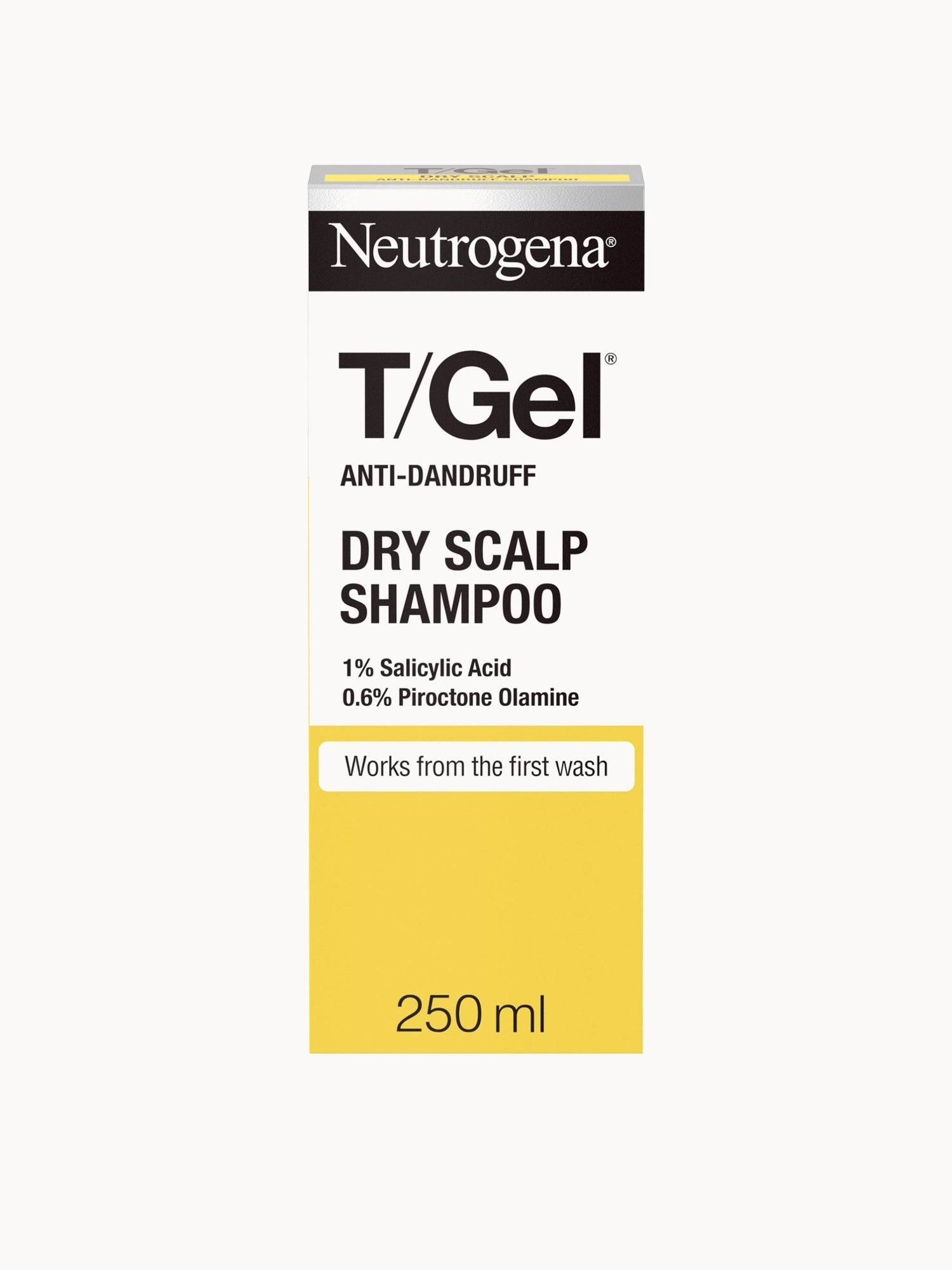 Neutrogena T/Gel for Dry Hair 250ml Neutrogena — textura e acabamento