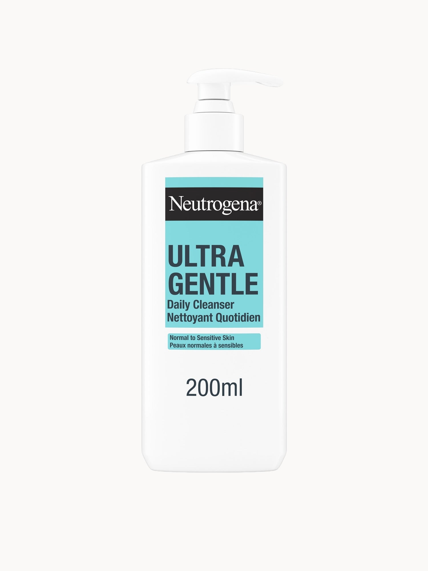 Neutrogena Ultra Gentle Daily Cleanser 200ml Neutrogena — textura e acabamento