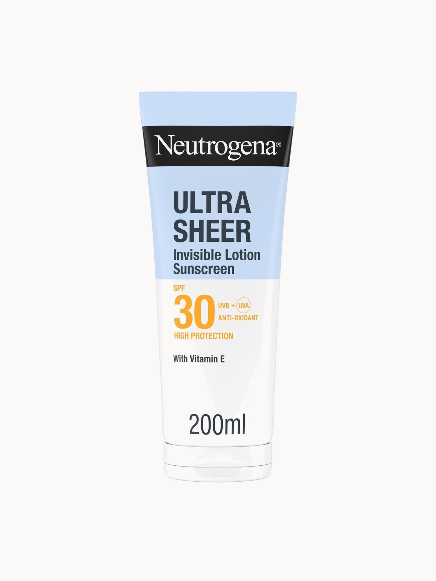 Neutrogena Ultra Sheer Body Invisible Hydrating Lotion Sunscreen SPF30 Neutrogena — textura e acabamento
