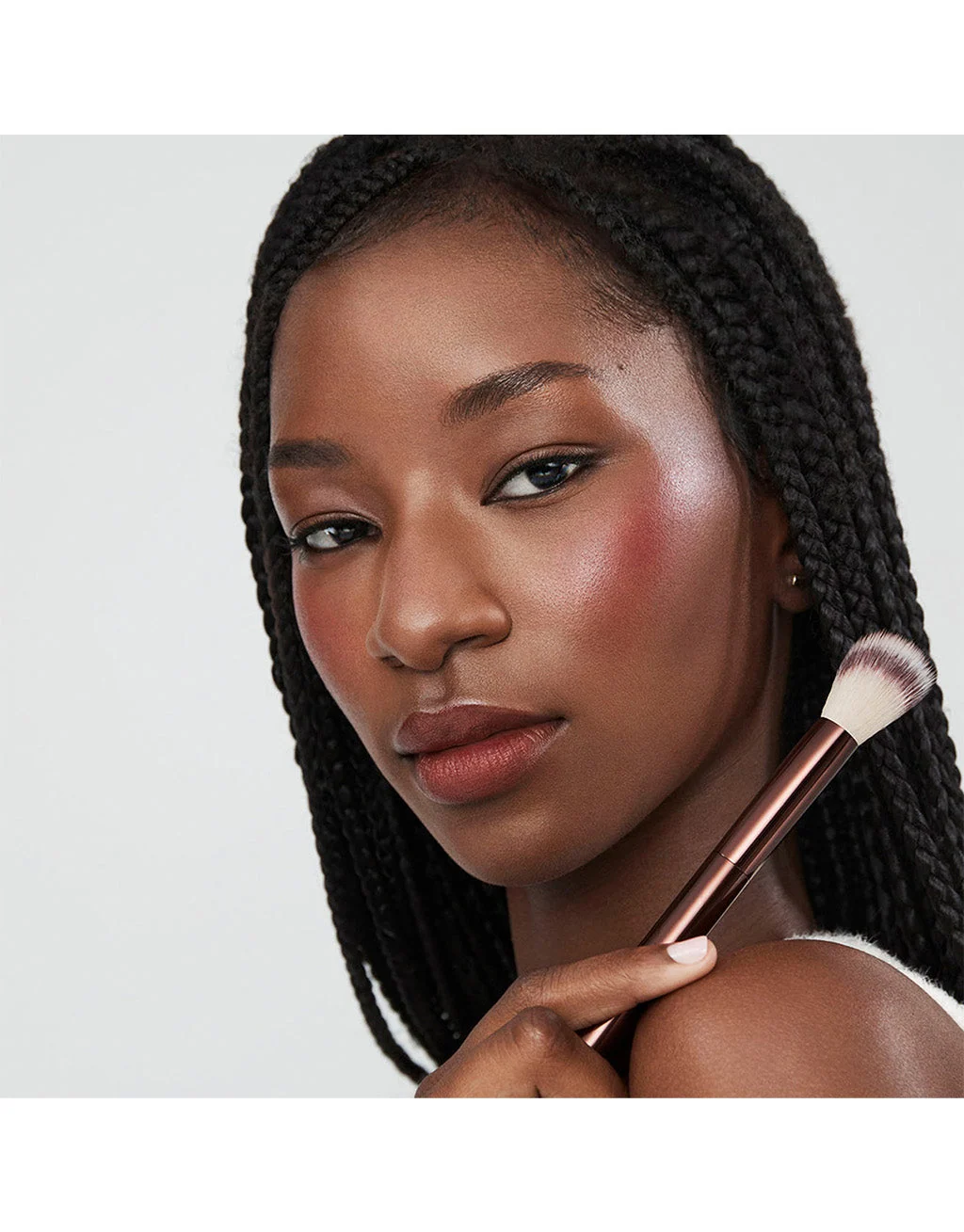 No. 15 Blush Brush Hourglass — textura e acabamento