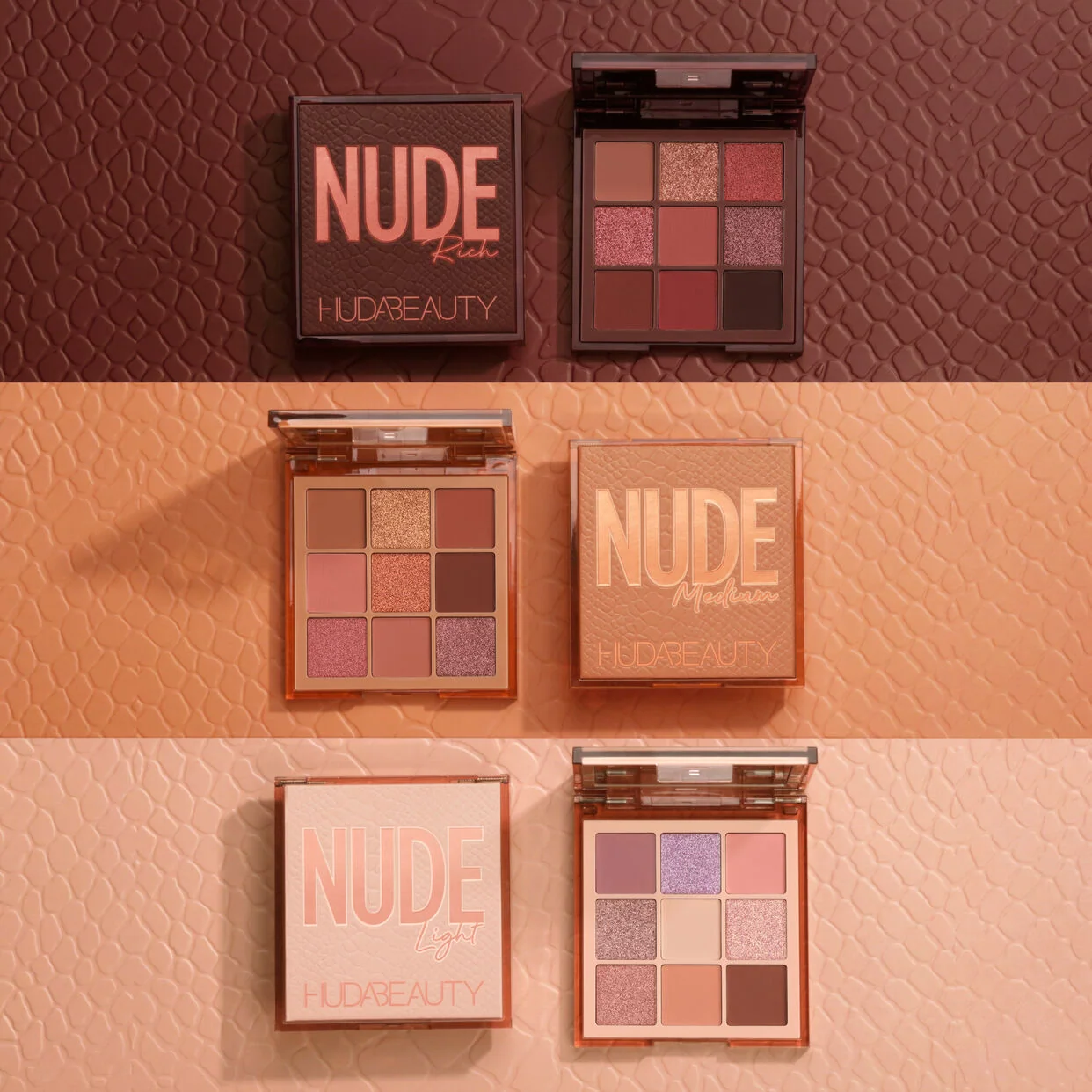 NUDE Obsessions Eyeshadow Palette Huda Beauty — detalhe 5