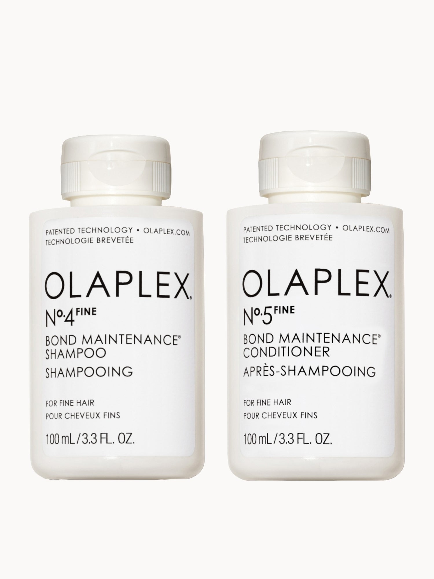 Olaplex No.4 and No.5 Fine Shampoo and Conditioner Duo 250ml Olaplex — textura e acabamento